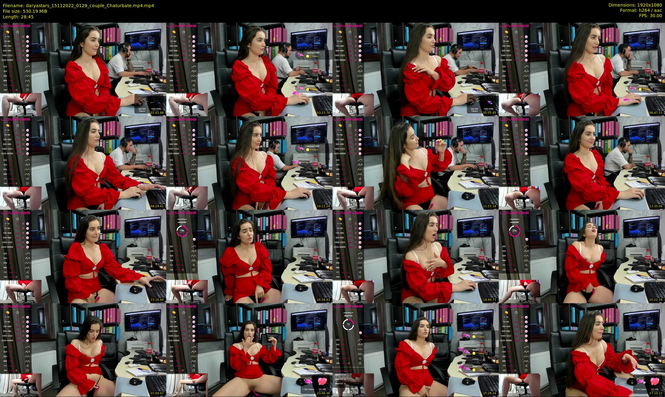 daryastars — 29 minute Chaturbate couple cam show recording, 1080p, Nov 15, 2022