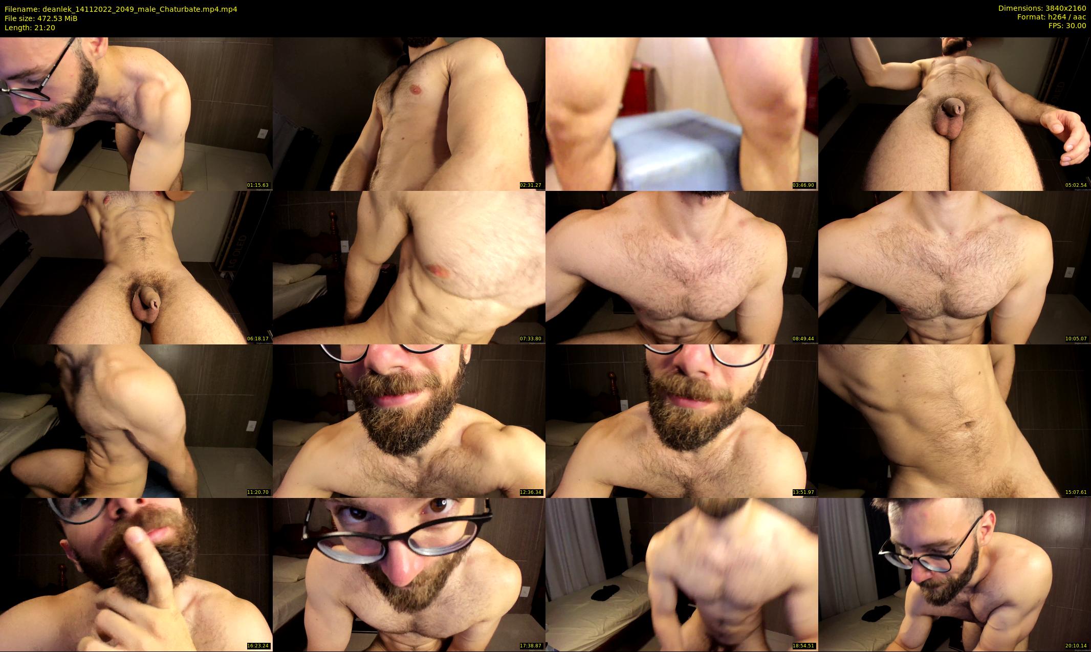 deanlek — 22 minute Chaturbate male cam show recording, 4K, Nov 14, 2022