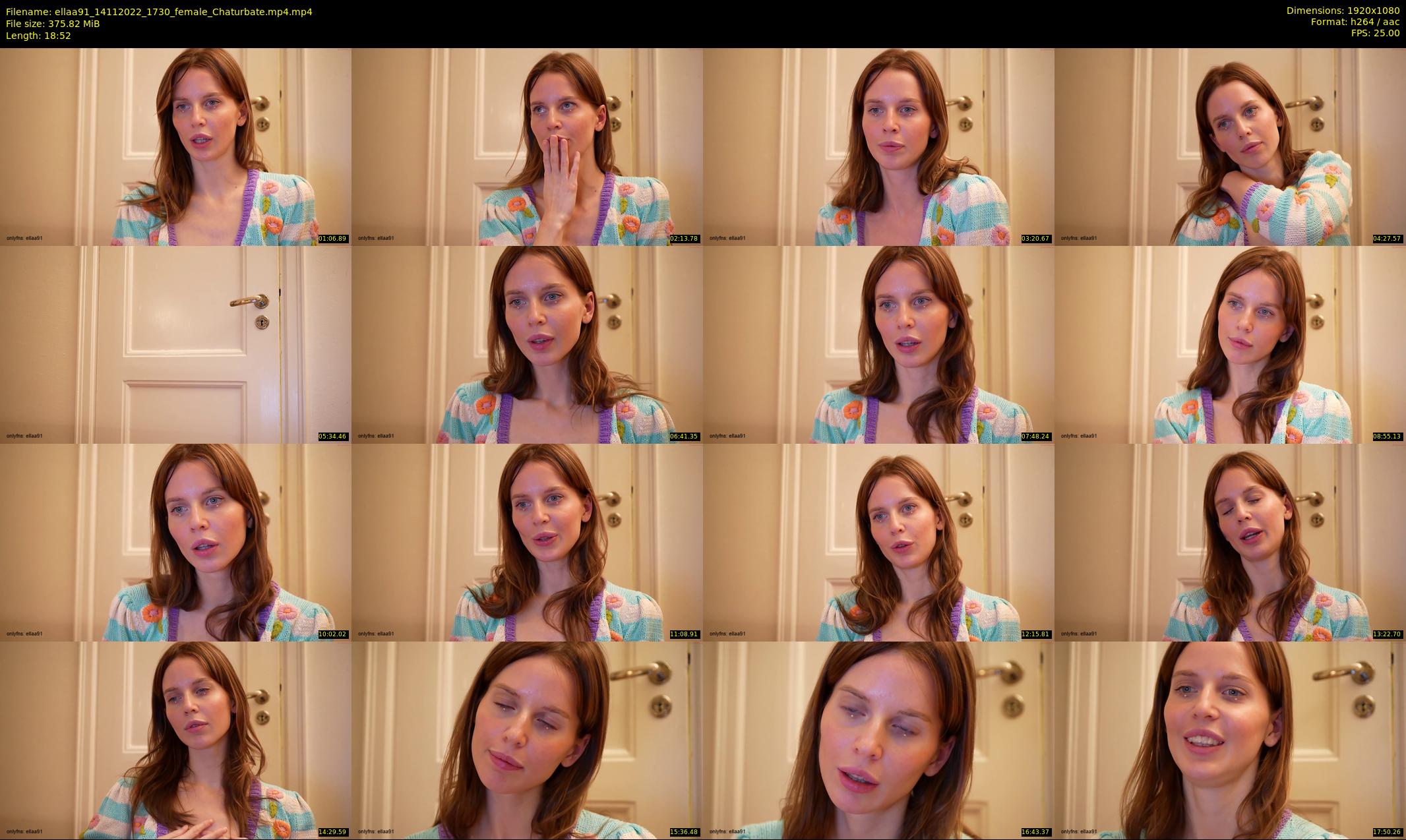 ellaa91 — 19 minute Chaturbate female cam show recording, 1080p, Nov 14, 2022