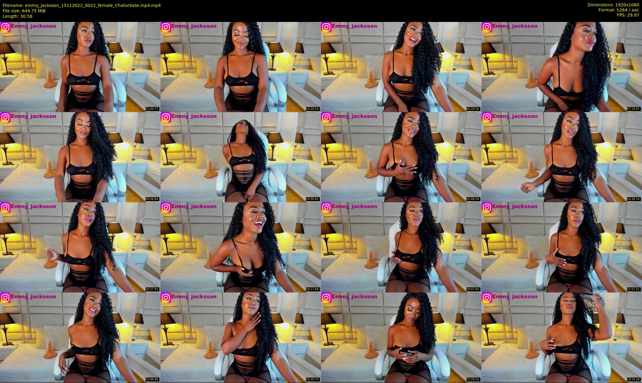emmy_jacksson — 31 minute Chaturbate female cam show recording, 1080p, Nov 15, 2022