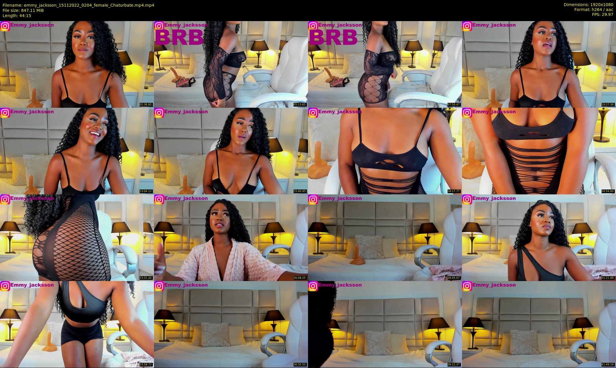 emmy_jacksson — 45 minute Chaturbate female cam show recording, 1080p, Nov 15, 2022