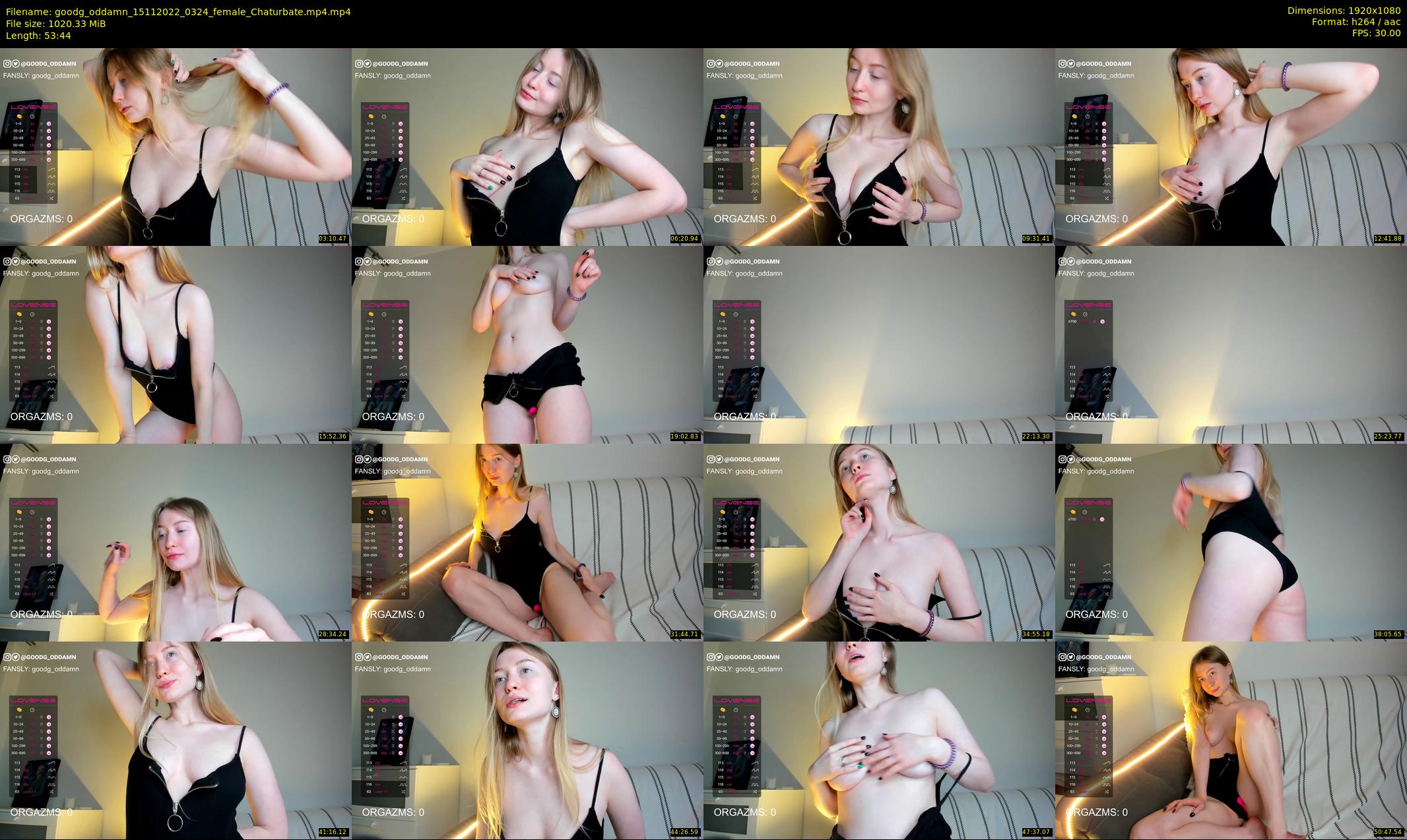 goodg_oddamn — 54 minute Chaturbate female cam show recording, 1080p, Nov 15, 2022