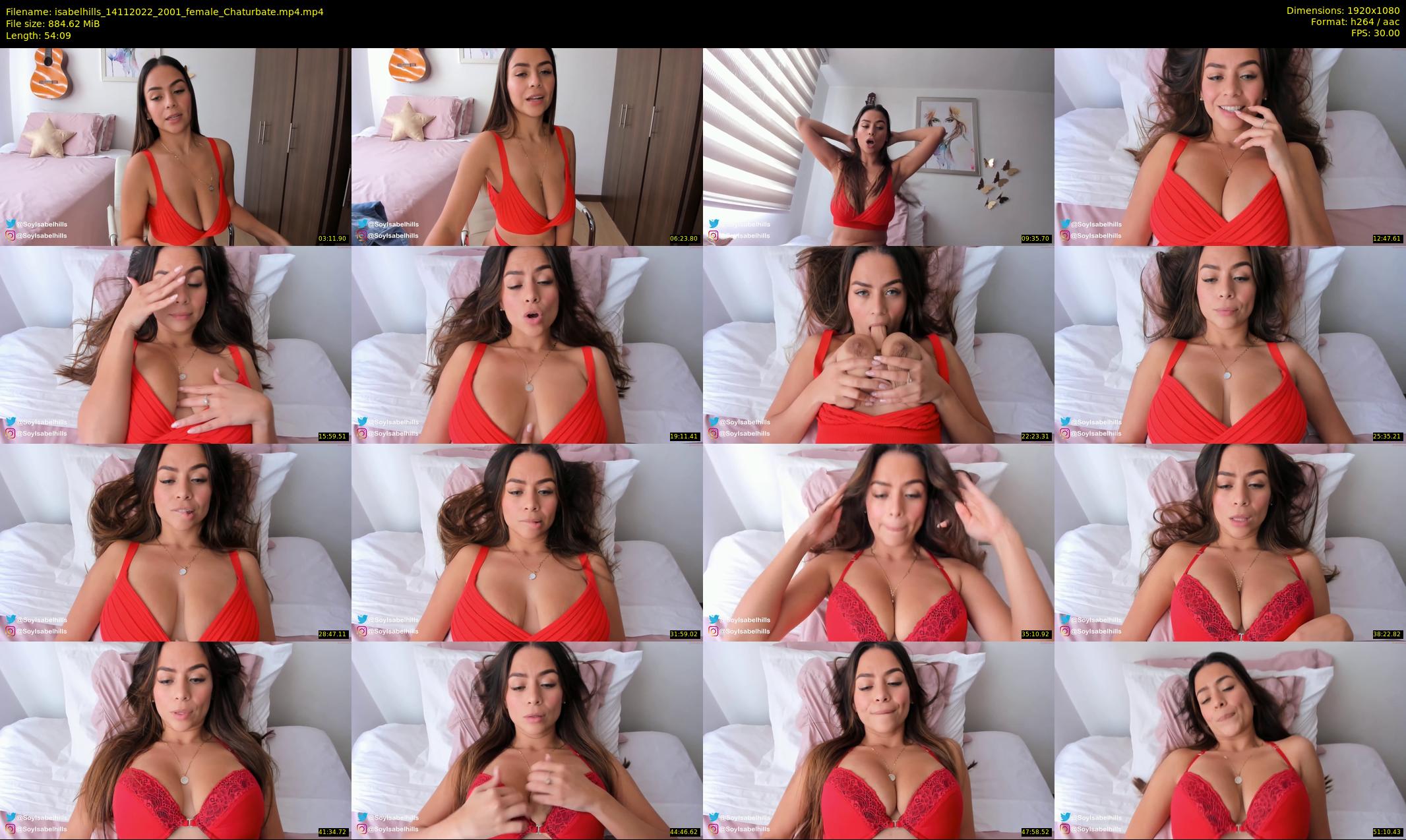 isabelhills — 55 minute Chaturbate female cam show recording, 1080p, Nov 14, 2022