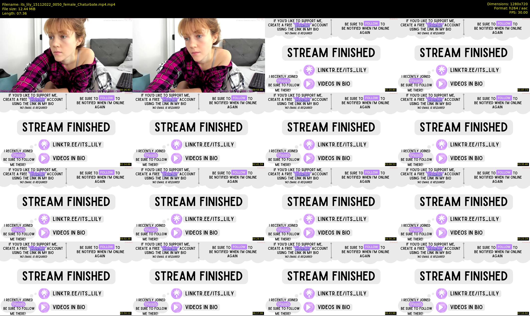 its_lily — 8 minute Chaturbate female cam show recording, 720p, Nov 15, 2022