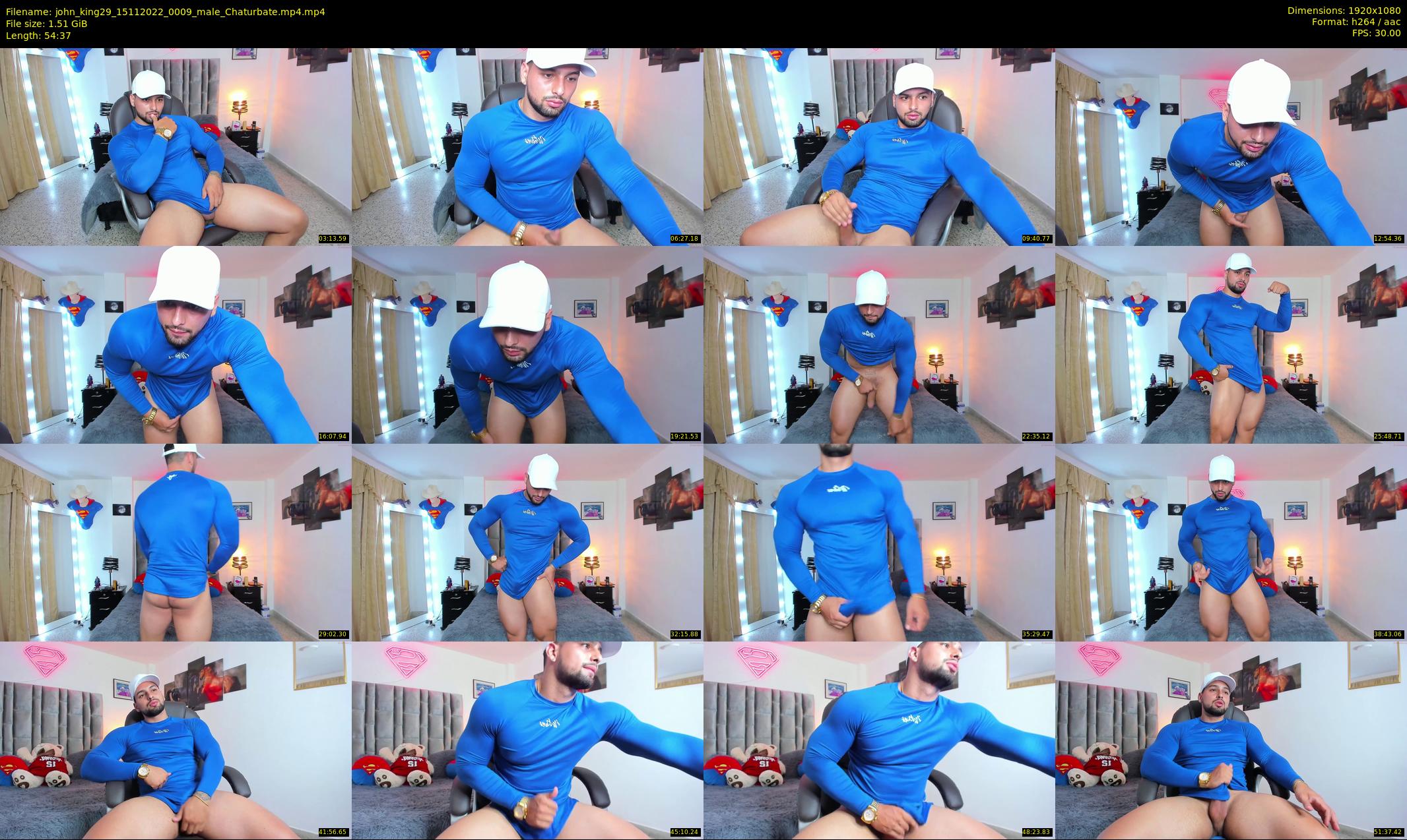 john_king29 — 55 minute Chaturbate male cam show recording, 1080p, Nov 15, 2022