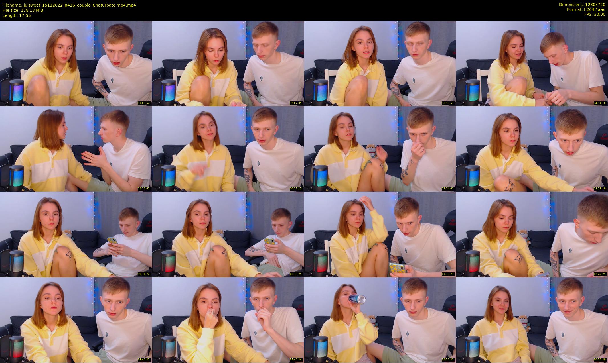 julsweet — 18 minute Chaturbate male cam show recording, 720p, Nov 15, 2022