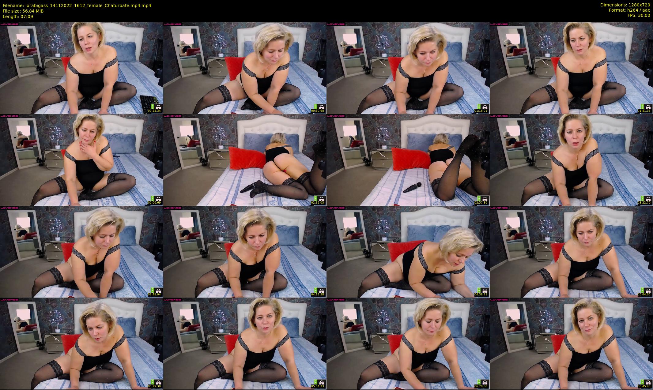 lorabigass — 8 minute Chaturbate female cam show recording, 720p, Nov 14, 2022