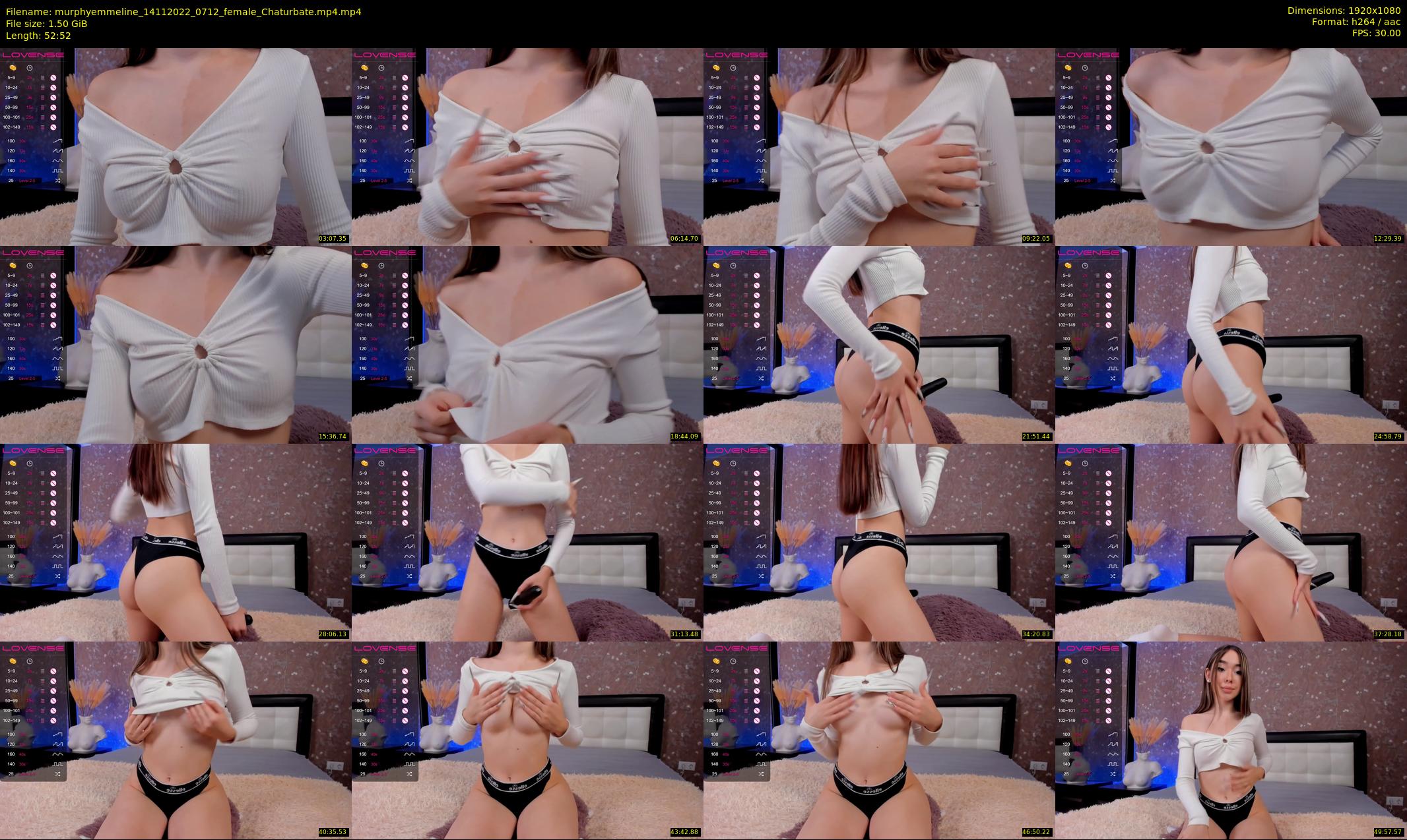 murphyemmeline — 53 minute Chaturbate female cam show recording, 1080p, Nov 14, 2022