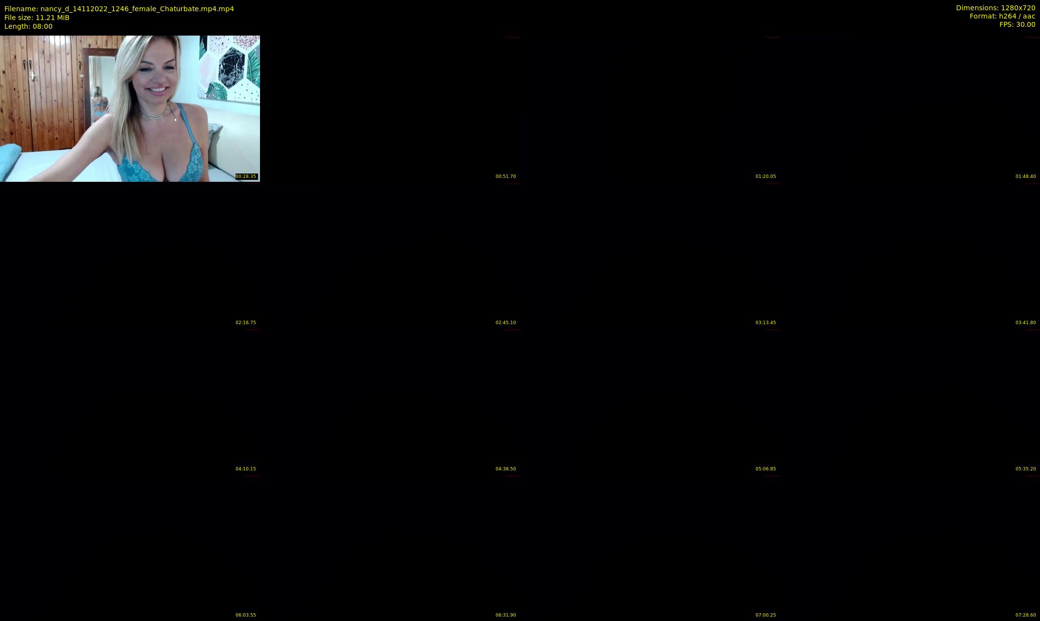 nancy_d — 8 minute Chaturbate female cam show recording, 720p, Nov 14, 2022