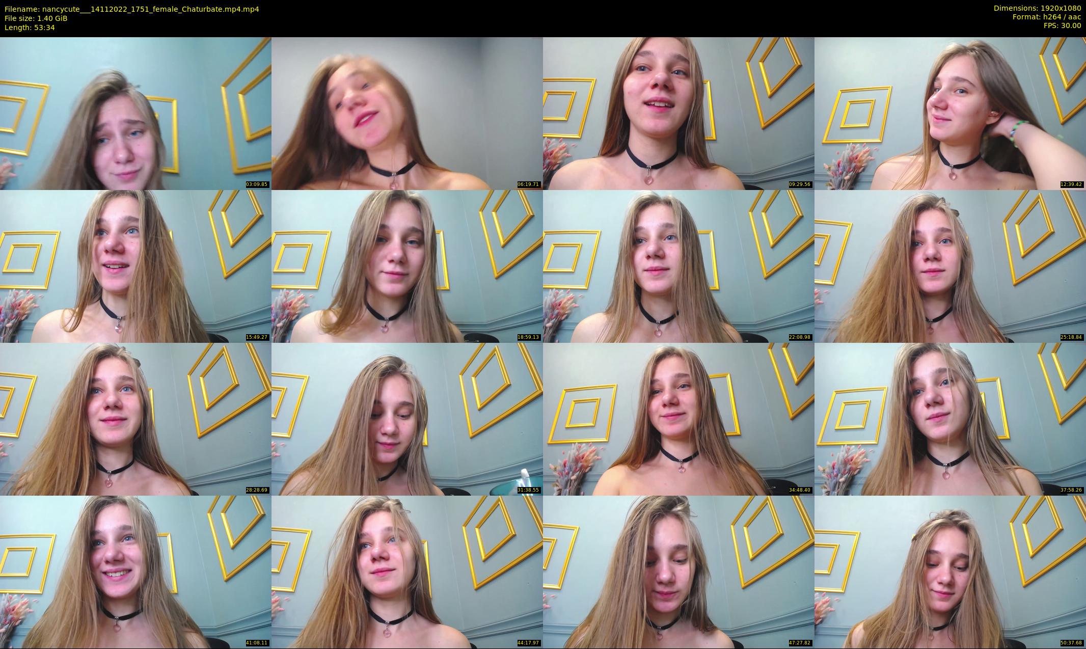 nancycute__ — 54 minute Chaturbate female cam show recording, 1080p, Nov 14, 2022