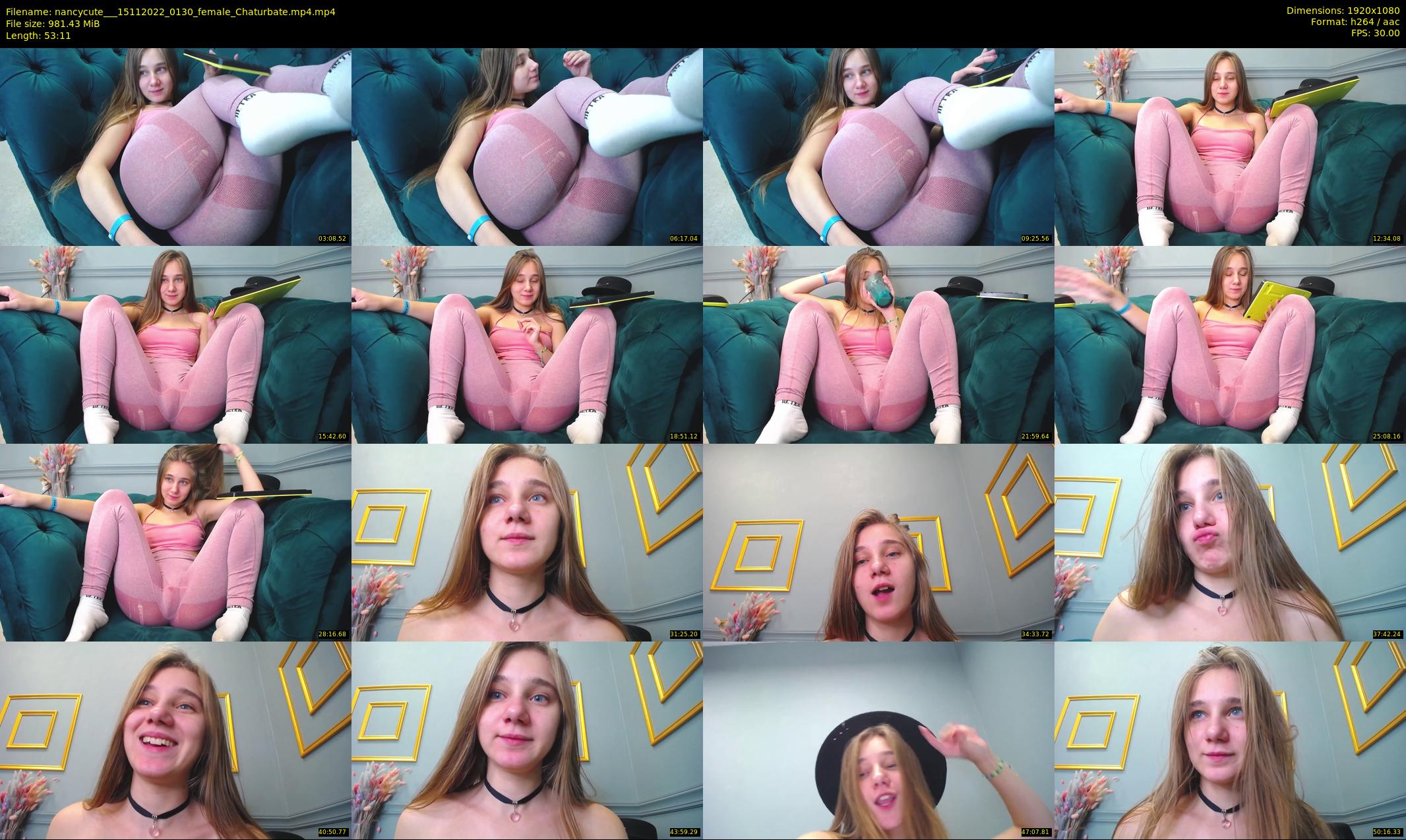 nancycute__ — 54 minute Chaturbate female cam show recording, 1080p, Nov 15, 2022