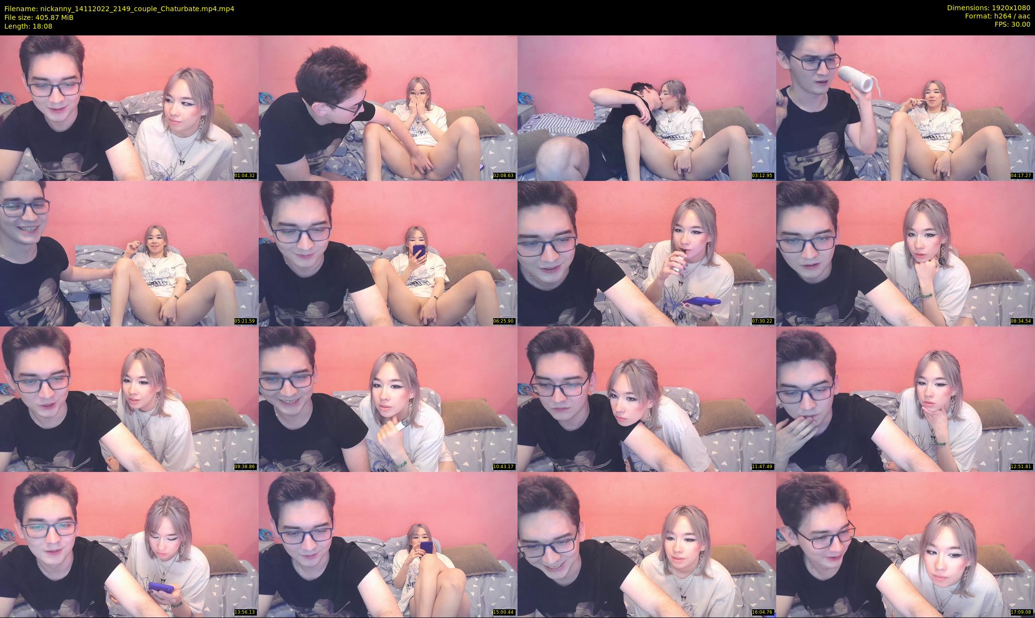 nickanny — 19 minute Chaturbate couple cam show recording, 1080p, Nov 14, 2022