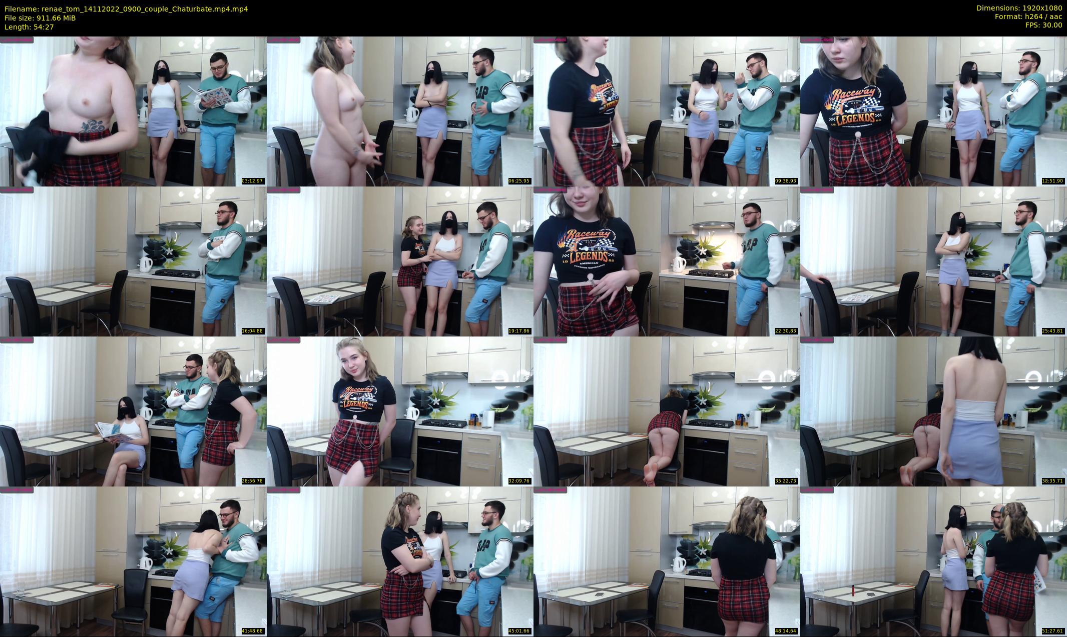 renae_tom — 55 minute Chaturbate couple cam show recording, 1080p, Nov 14, 2022
