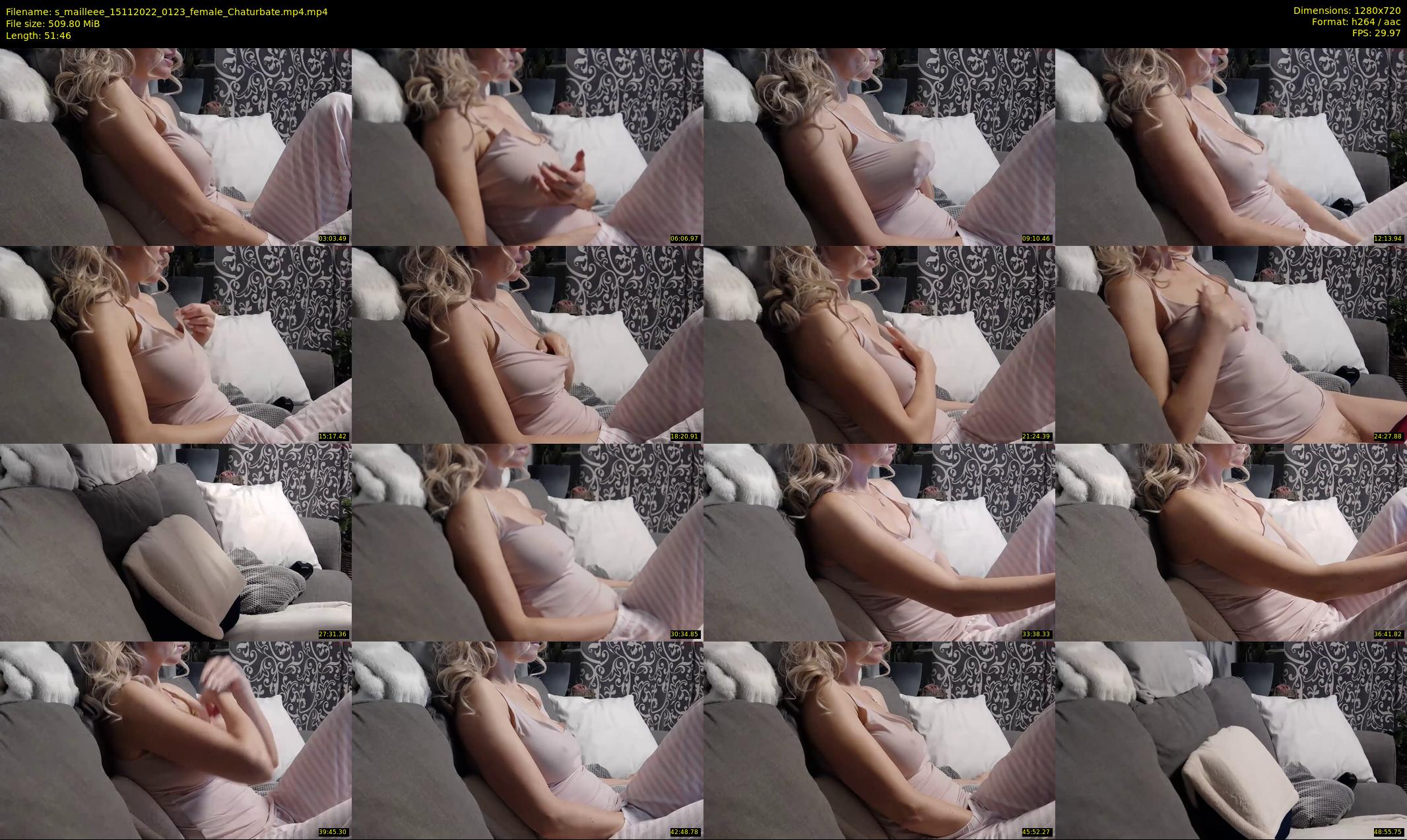 s_mailleee — 52 minute Chaturbate female cam show recording, 720p, Nov 15, 2022