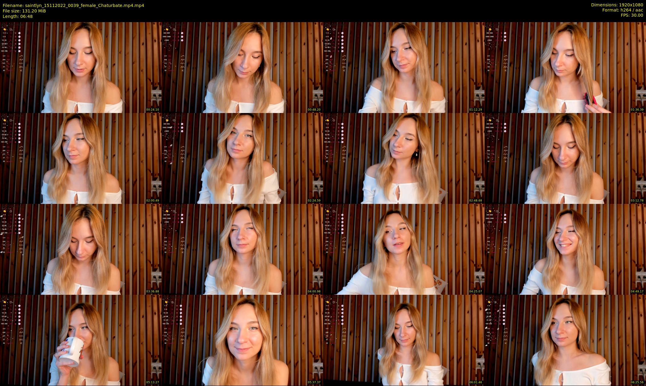 saintlyn — 7 minute Chaturbate female cam show recording, 1080p, Nov 15, 2022