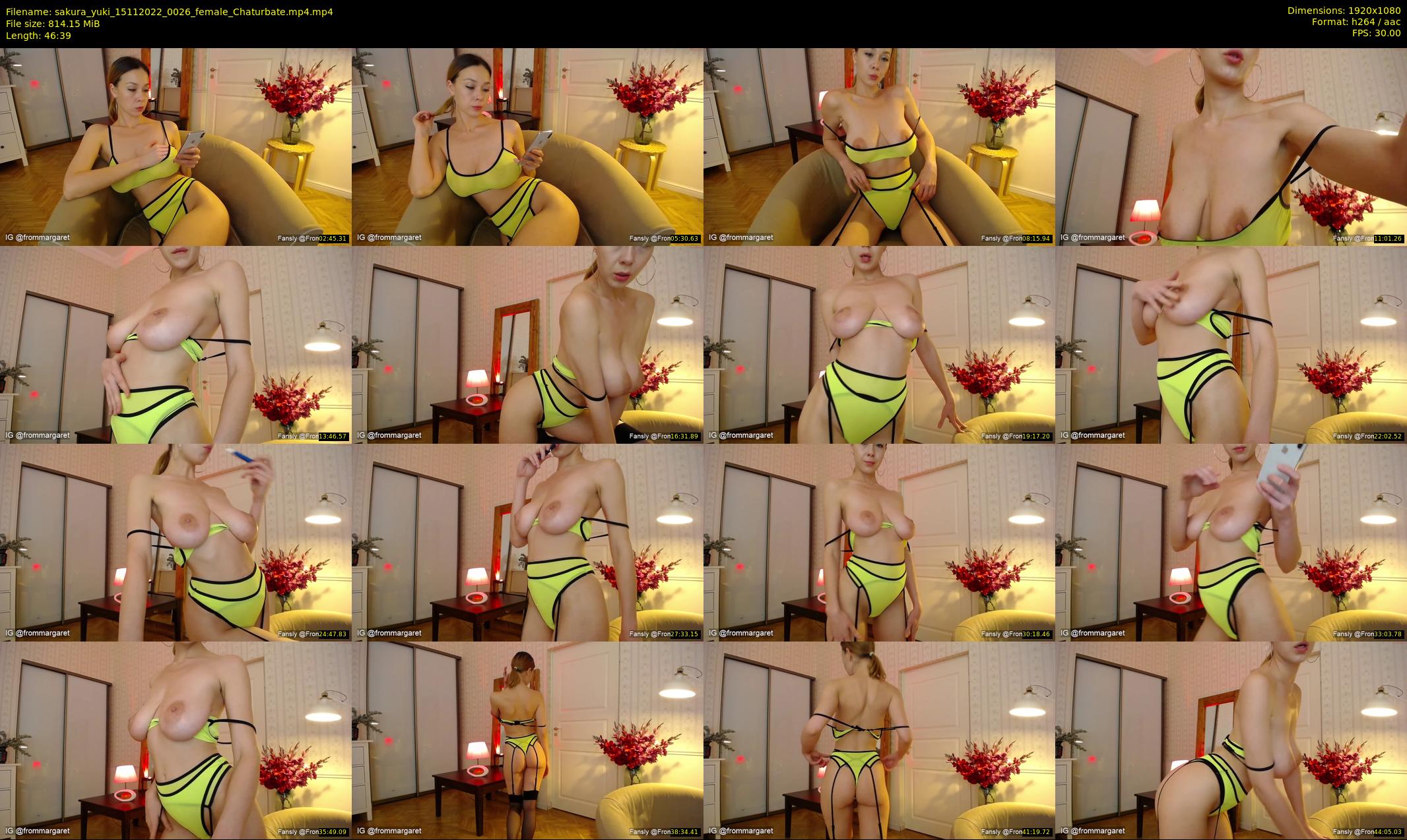 sakura_yuki — 47 minute Chaturbate female cam show recording, 1080p, Nov 15, 2022