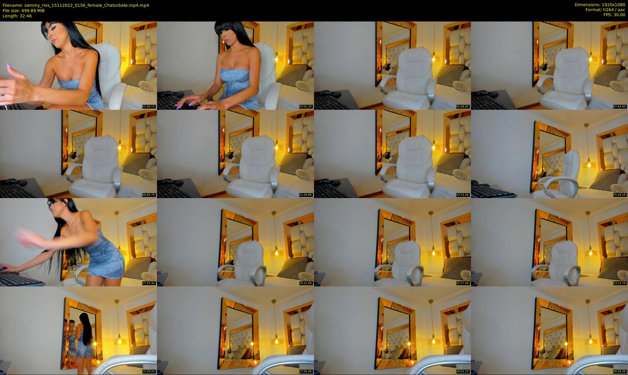 sammy_rios — 33 minute Chaturbate female cam show recording, 1080p, Nov 15, 2022