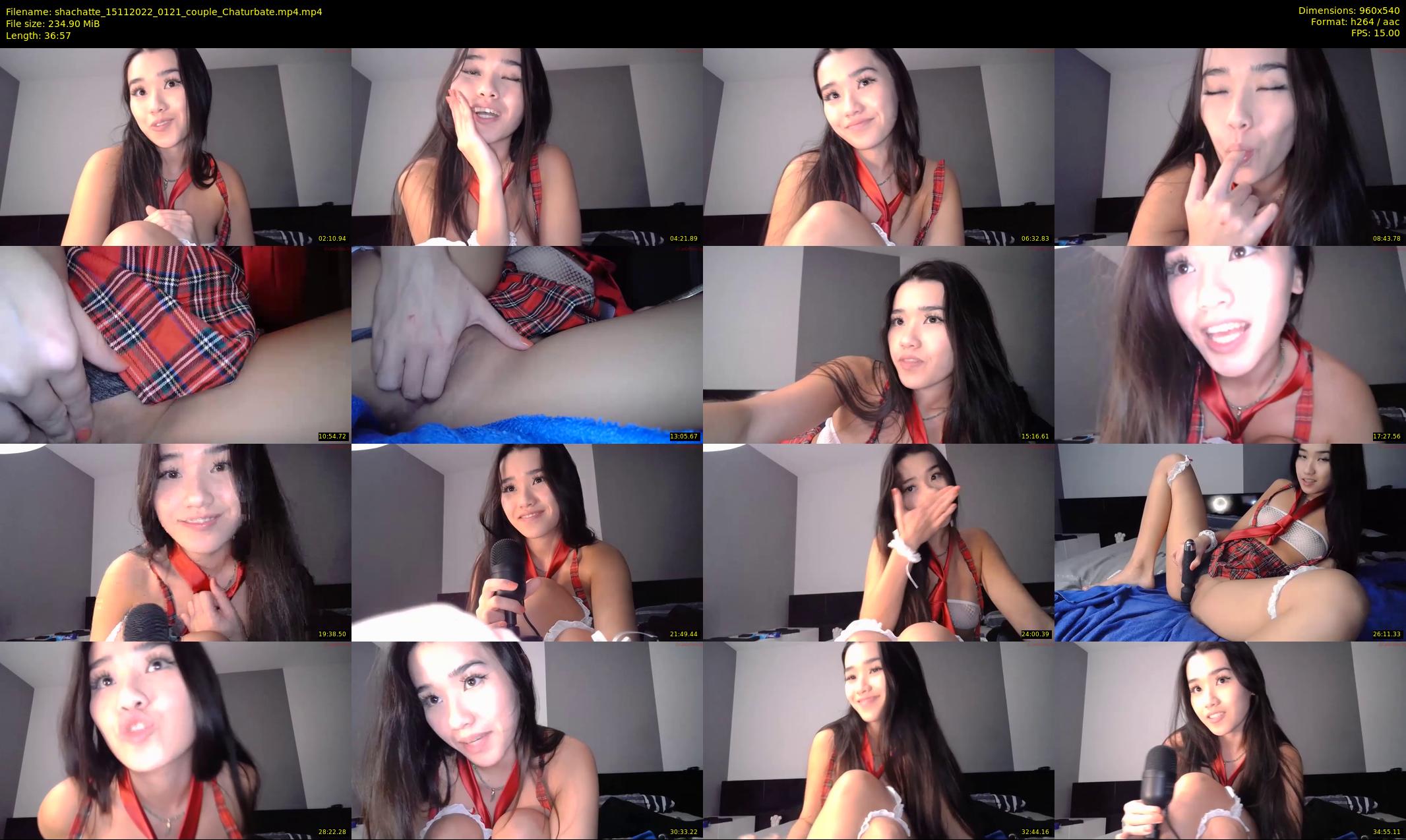 shachatte — 37 minute Chaturbate couple cam show recording, 480p, Nov 15, 2022