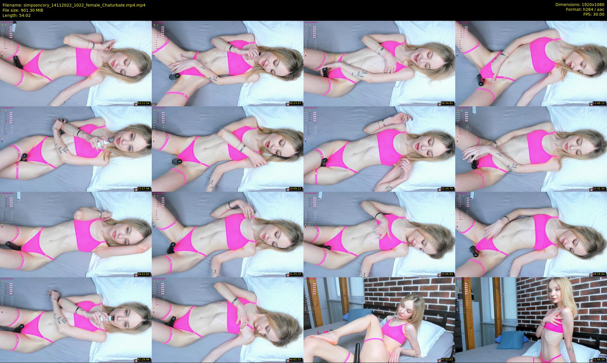 simpsoncory — 55 minute Chaturbate female cam show recording, 1080p, Nov 14, 2022
