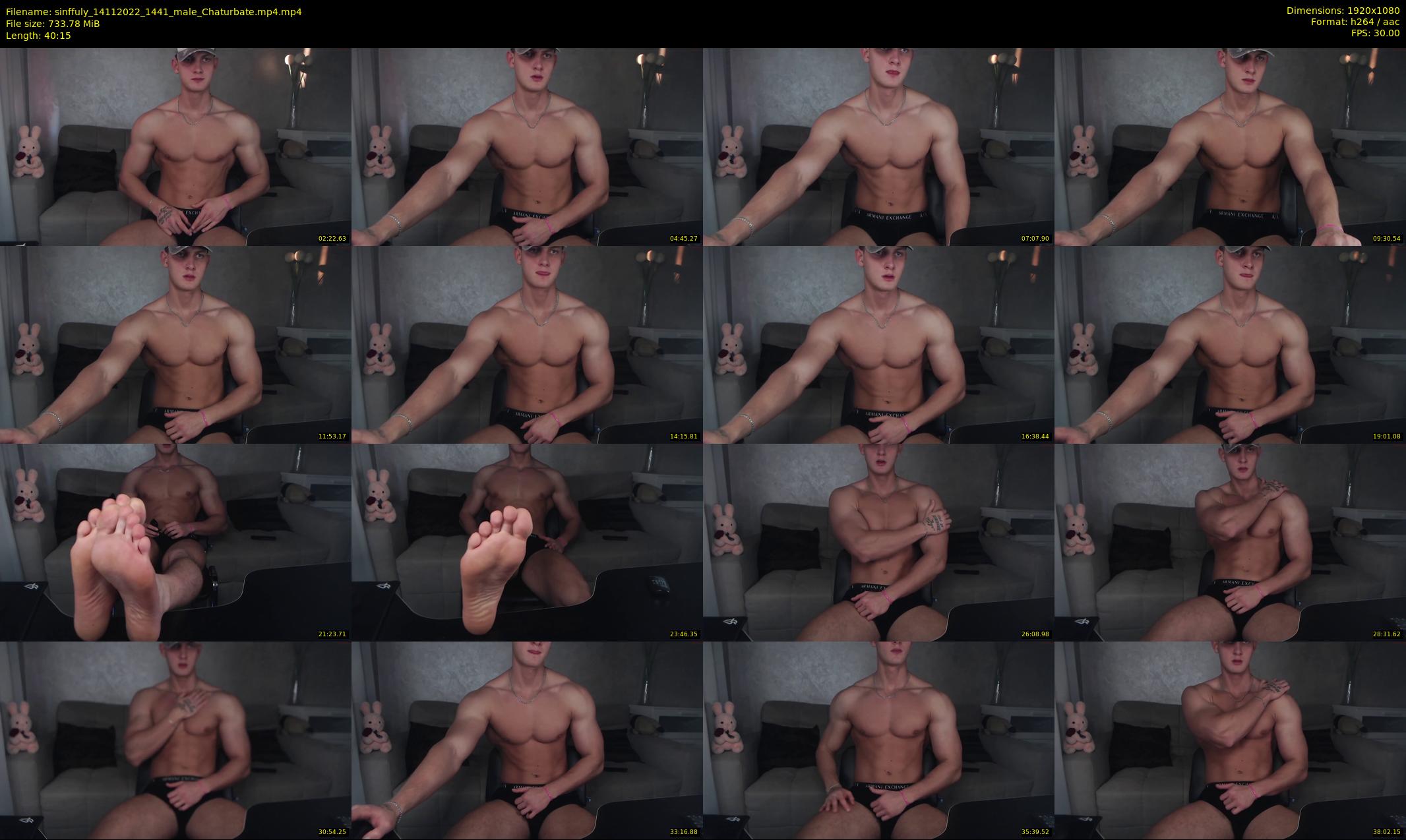 sinffuly — 41 minute Chaturbate male cam show recording, 1080p, Nov 14, 2022
