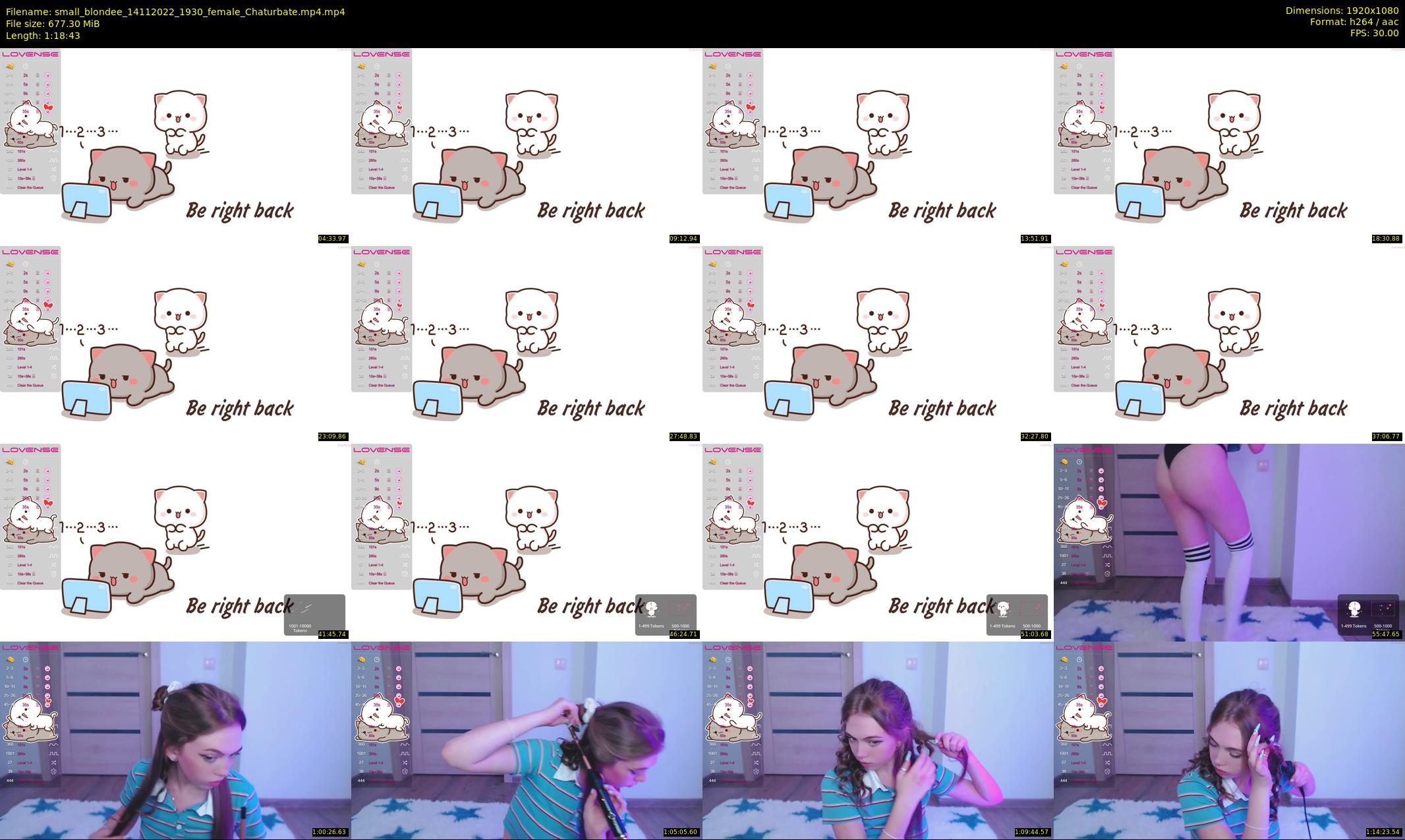 small_blondee — 79 minute Chaturbate female cam show recording, 1080p, Nov 14, 2022
