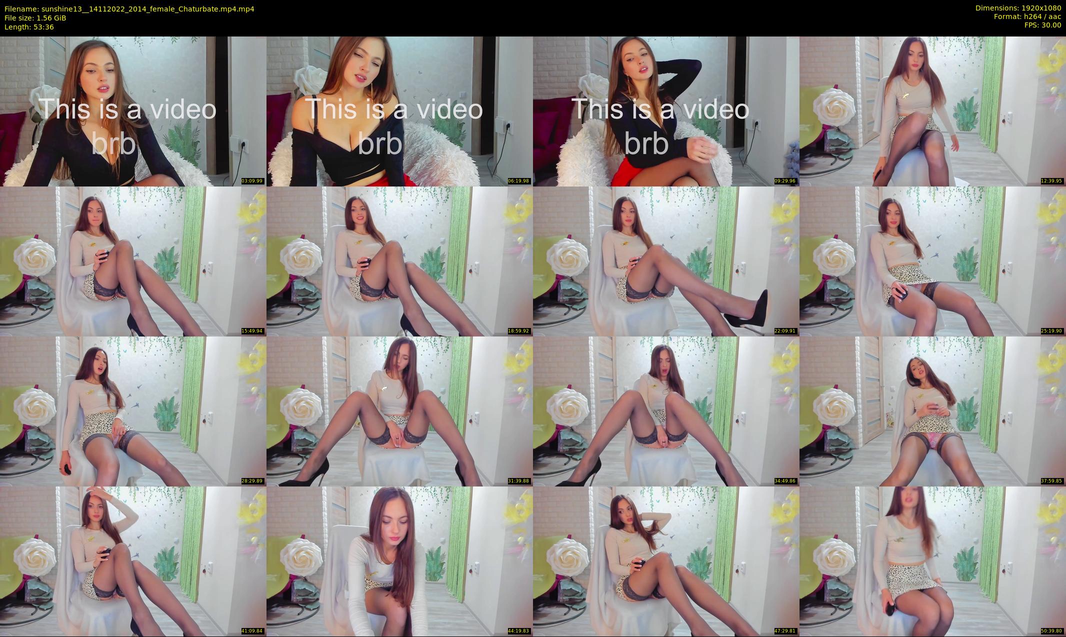 sunshine13_ — 54 minute Chaturbate female cam show recording, 1080p, Nov 14, 2022