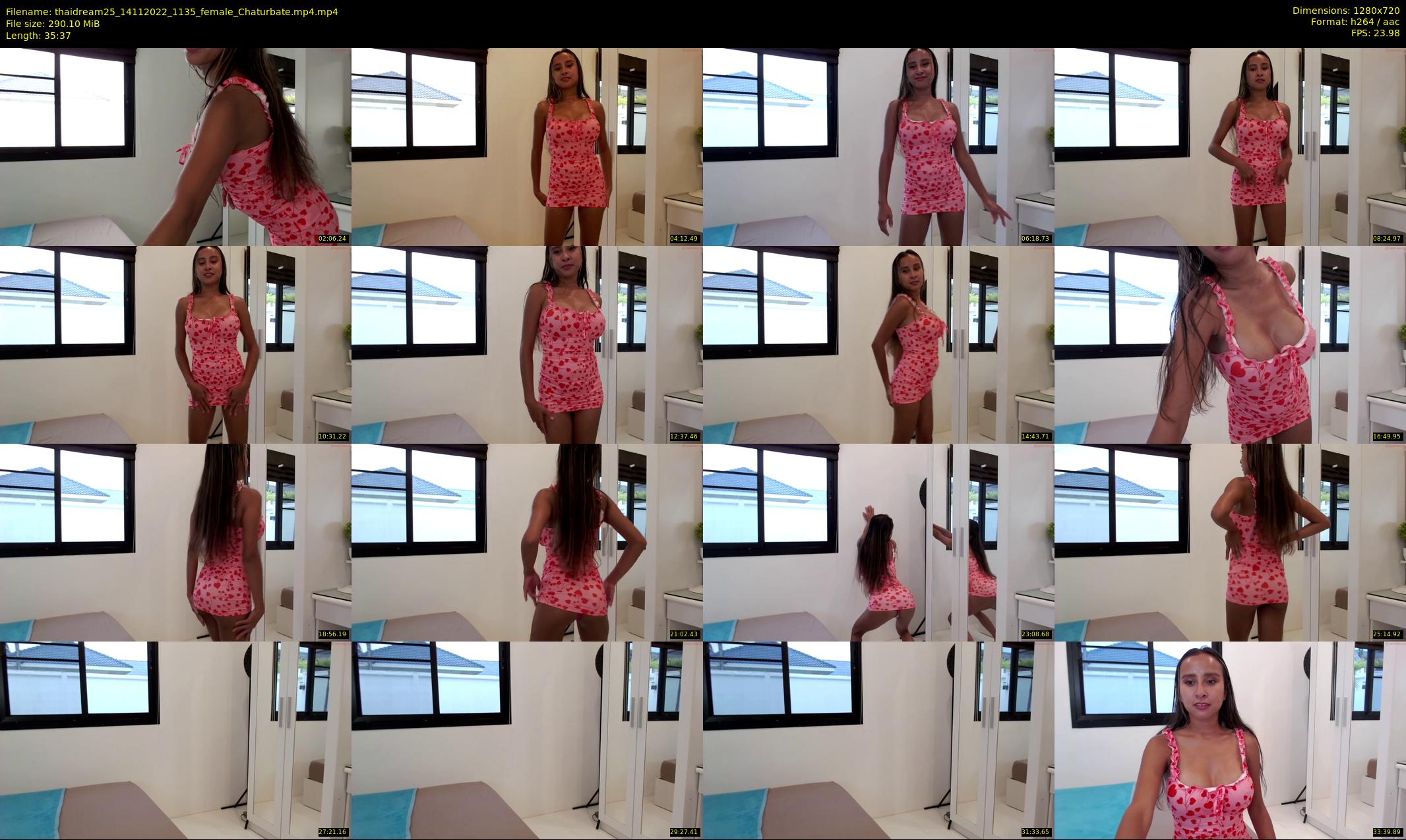 thaidream25 — 36 minute Chaturbate female cam show recording, 720p, Nov 14, 2022