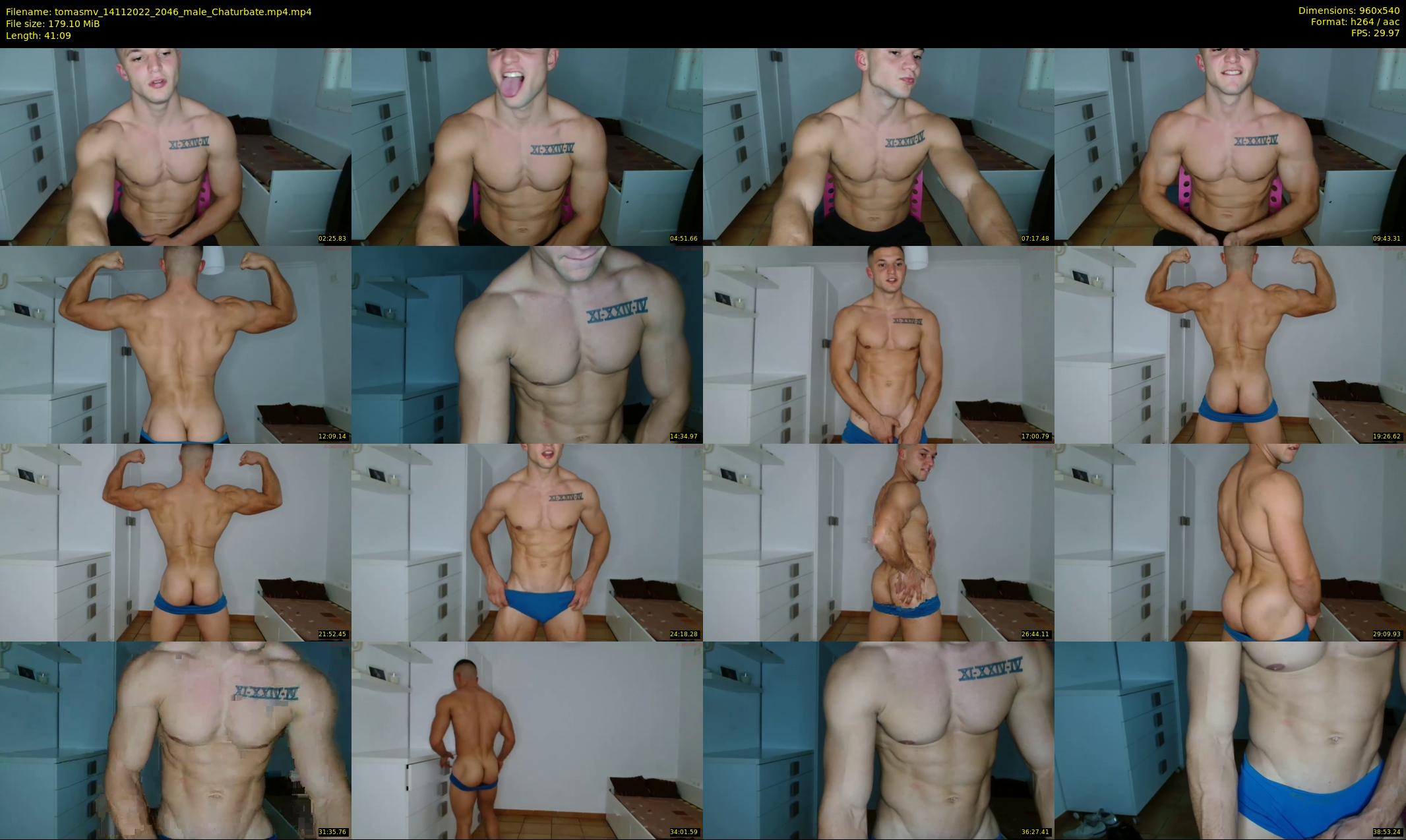 tomasmv — 42 minute Chaturbate male cam show recording, 480p, Nov 14, 2022