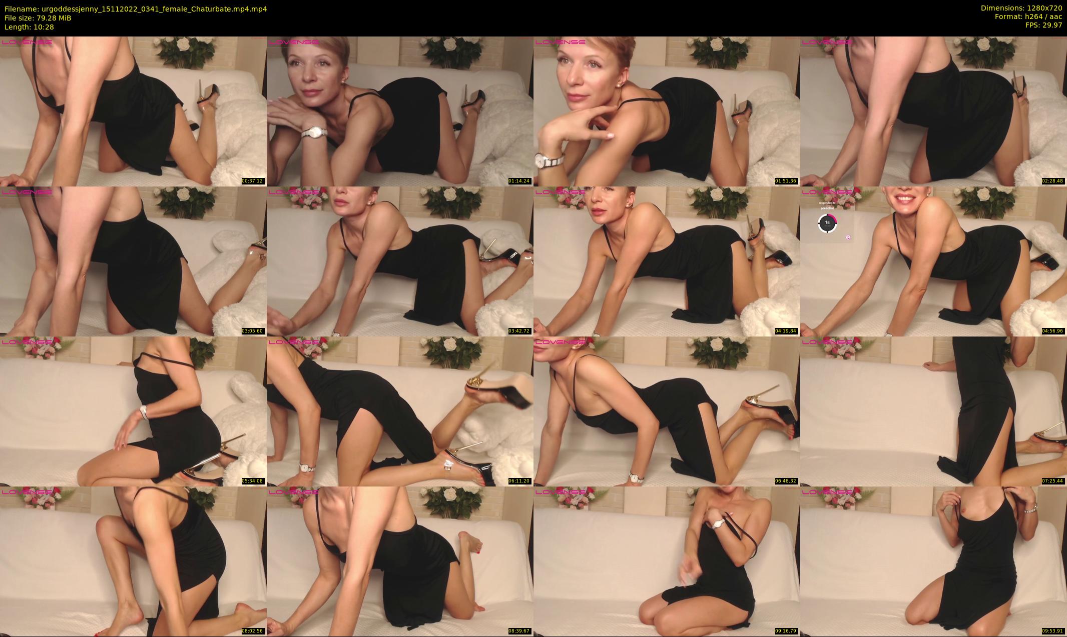 urgoddessjenny — 11 minute Chaturbate female cam show recording, 720p, Nov 15, 2022
