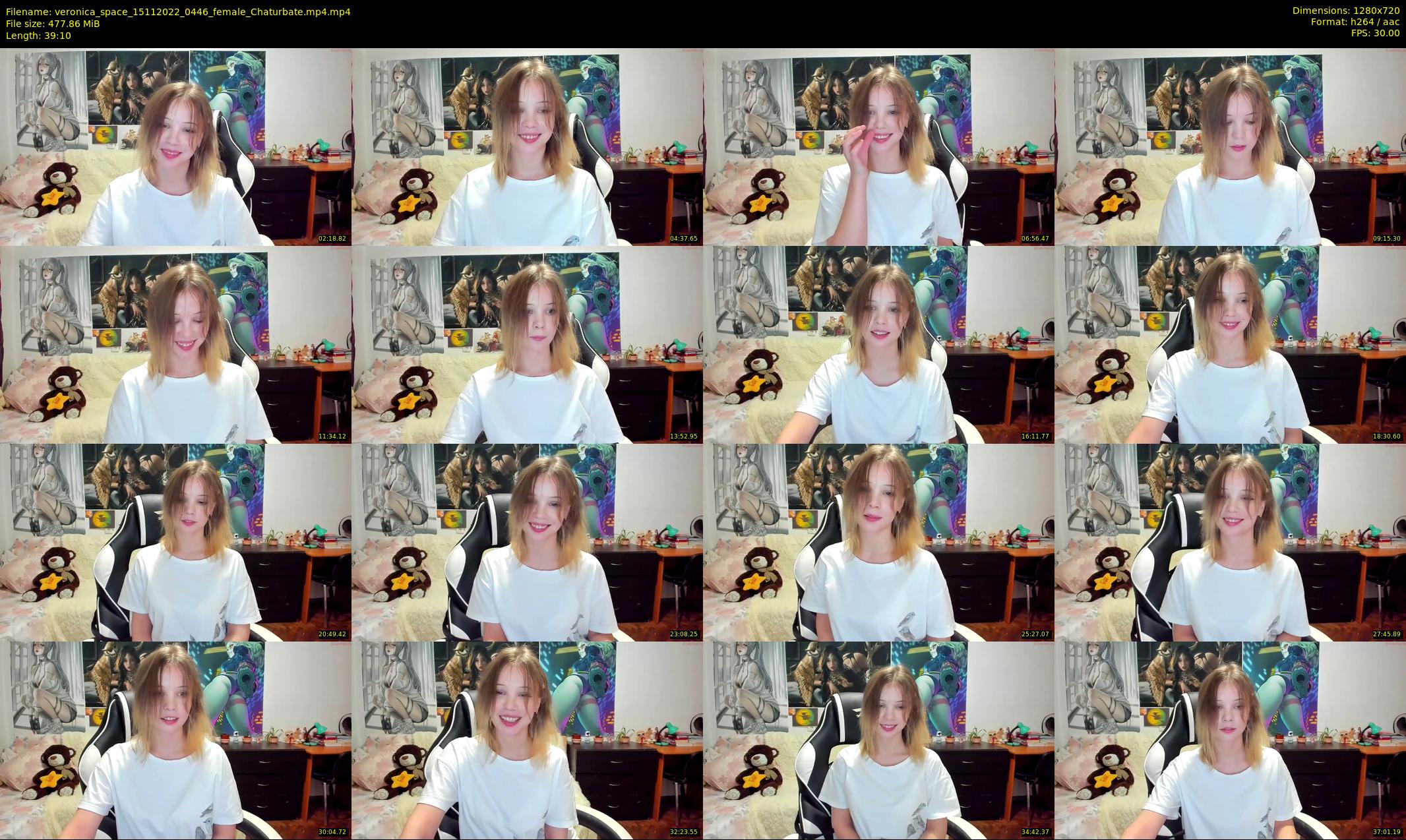 veronica_space — 40 minute Chaturbate female cam show recording, 720p, Nov 15, 2022