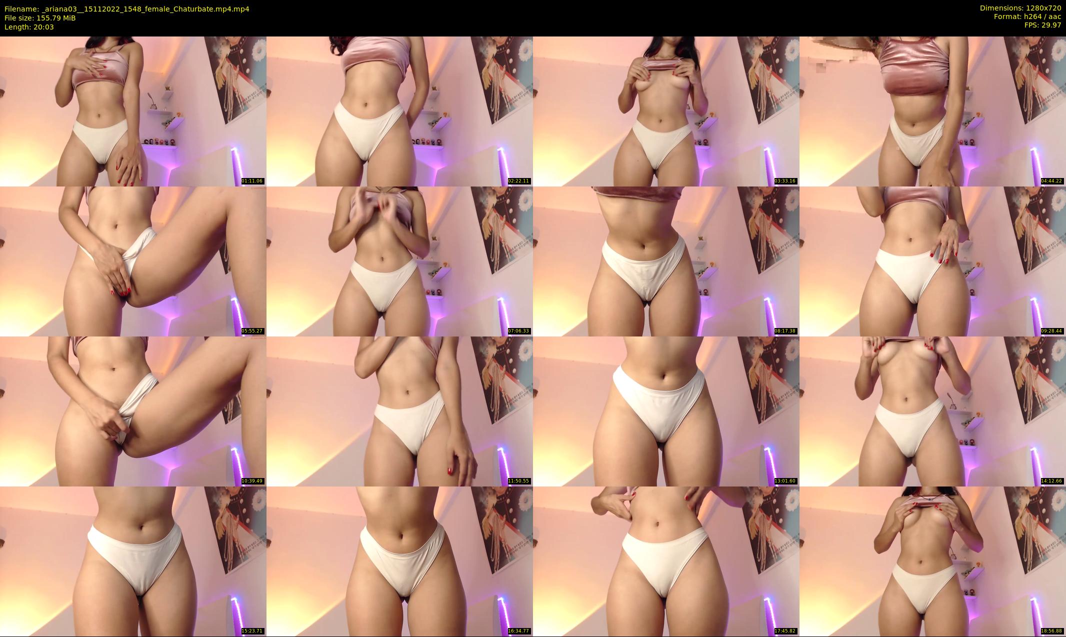 _ariana03_ — 21 minute Chaturbate female cam show recording, 720p, Nov 15, 2022