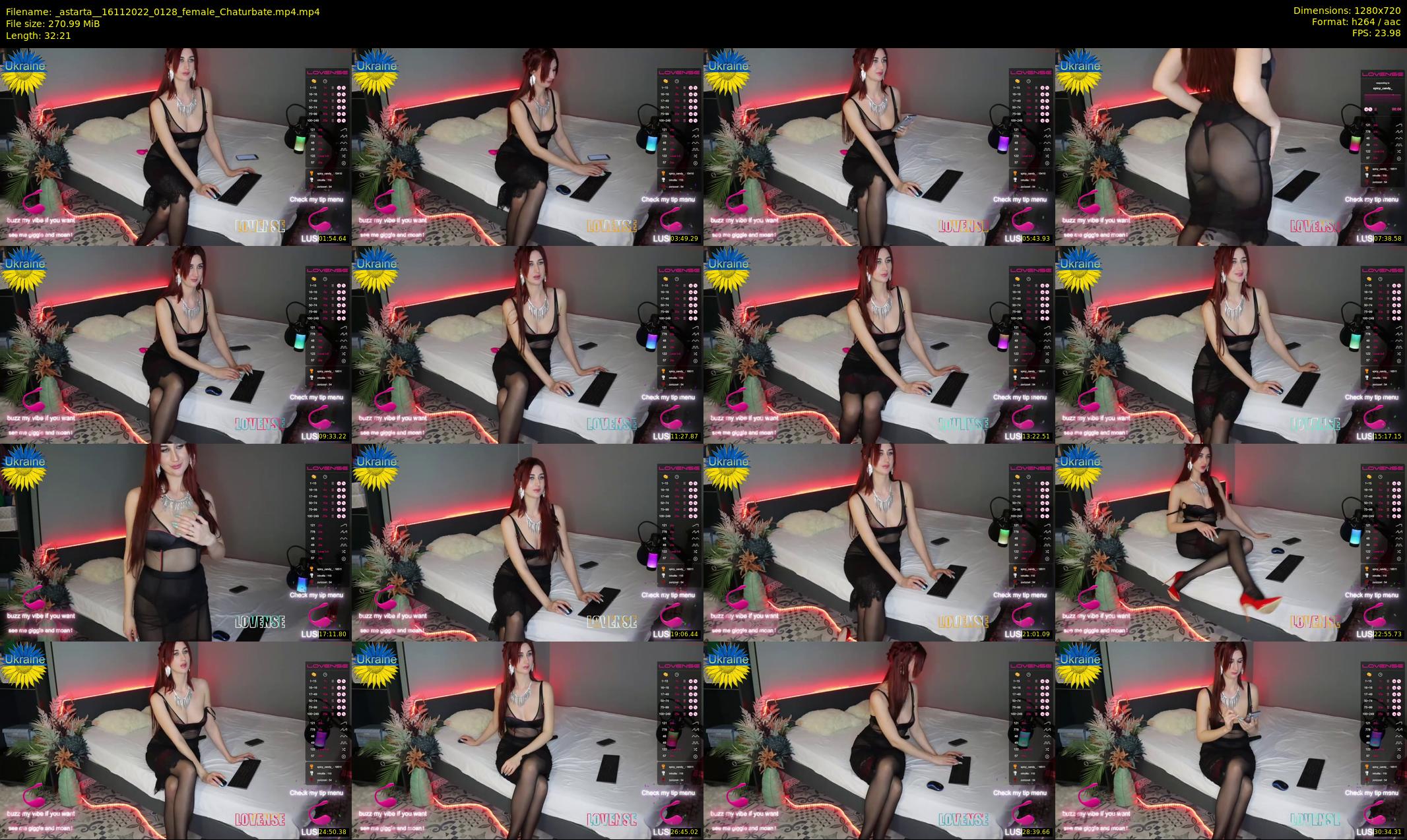 _astarta_ — 33 minute Chaturbate female cam show recording, 720p, Nov 16, 2022