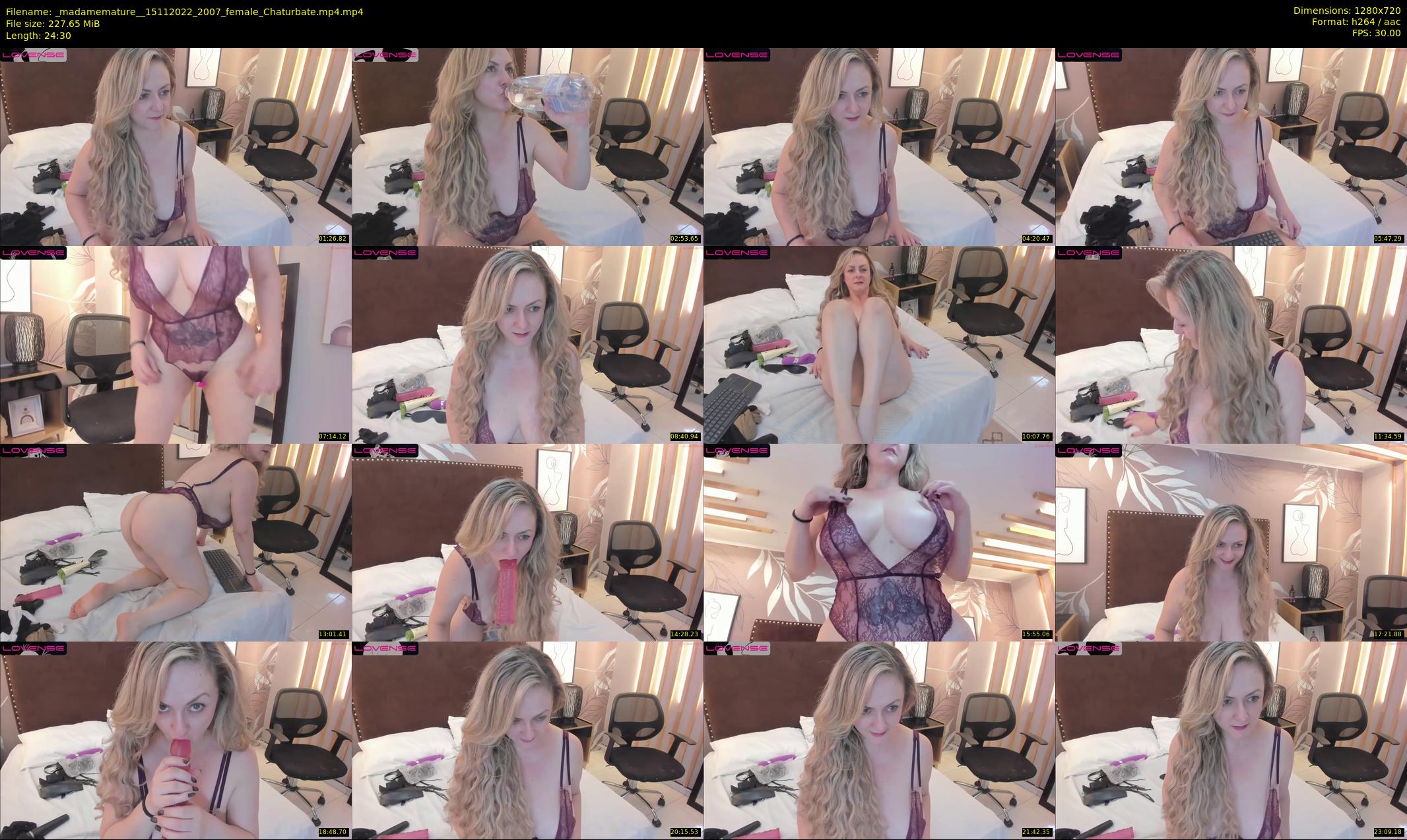 _madamemature_ — 25 minute Chaturbate female cam show recording, 720p, Nov 15, 2022