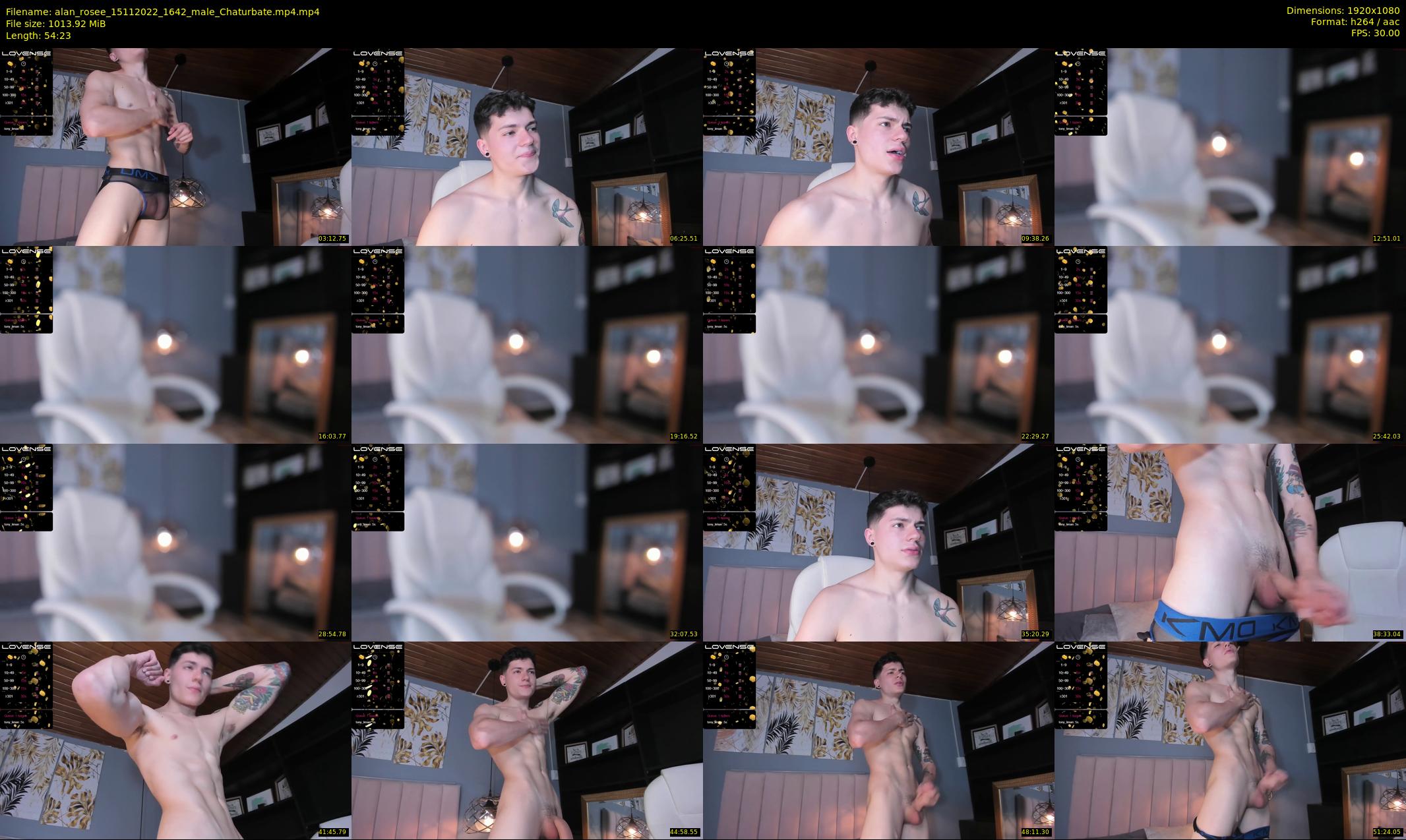 alan_rosee — 55 minute Chaturbate male cam show recording, 1080p, Nov 15, 2022