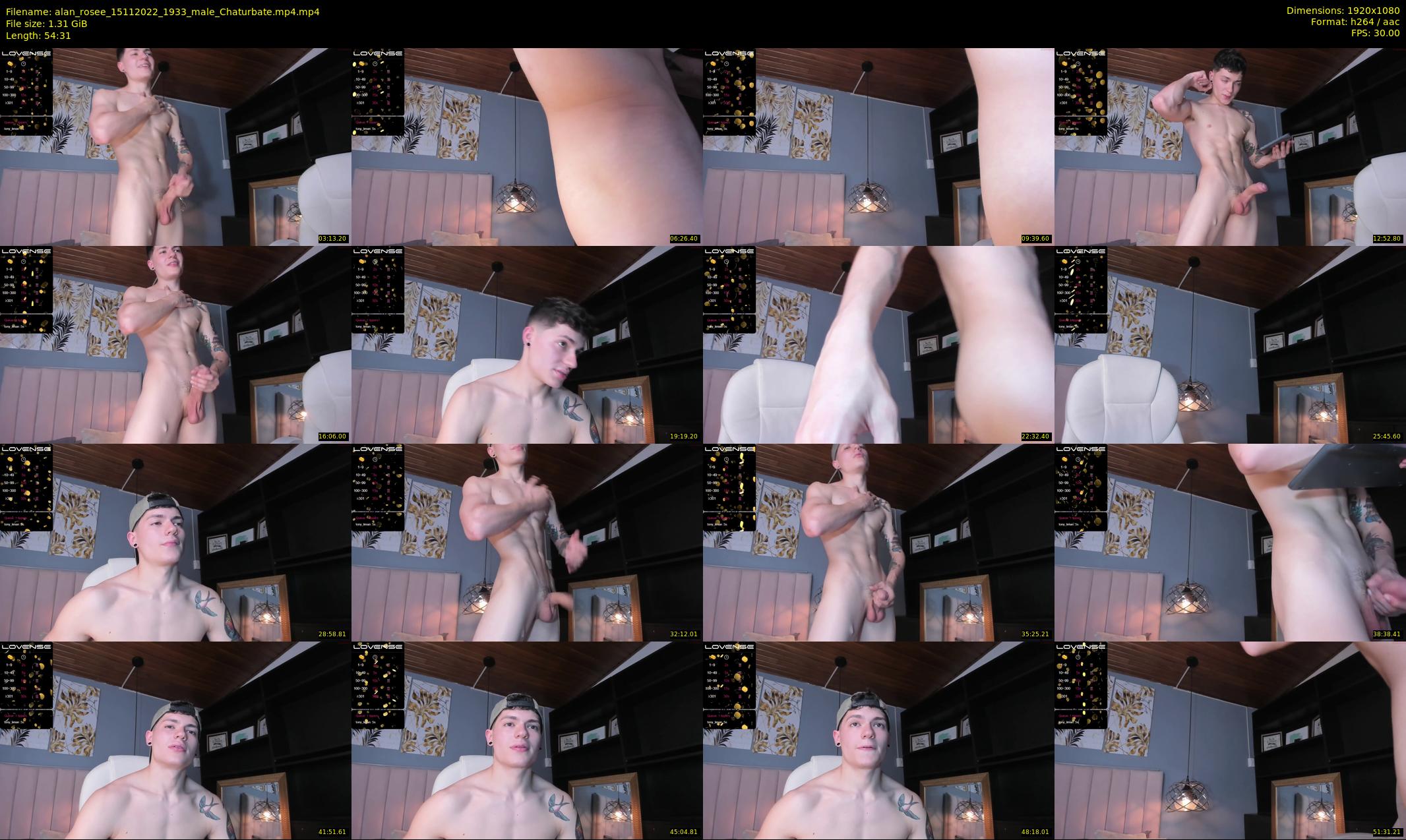 alan_rosee — 55 minute Chaturbate male cam show recording, 1080p, Nov 15, 2022
