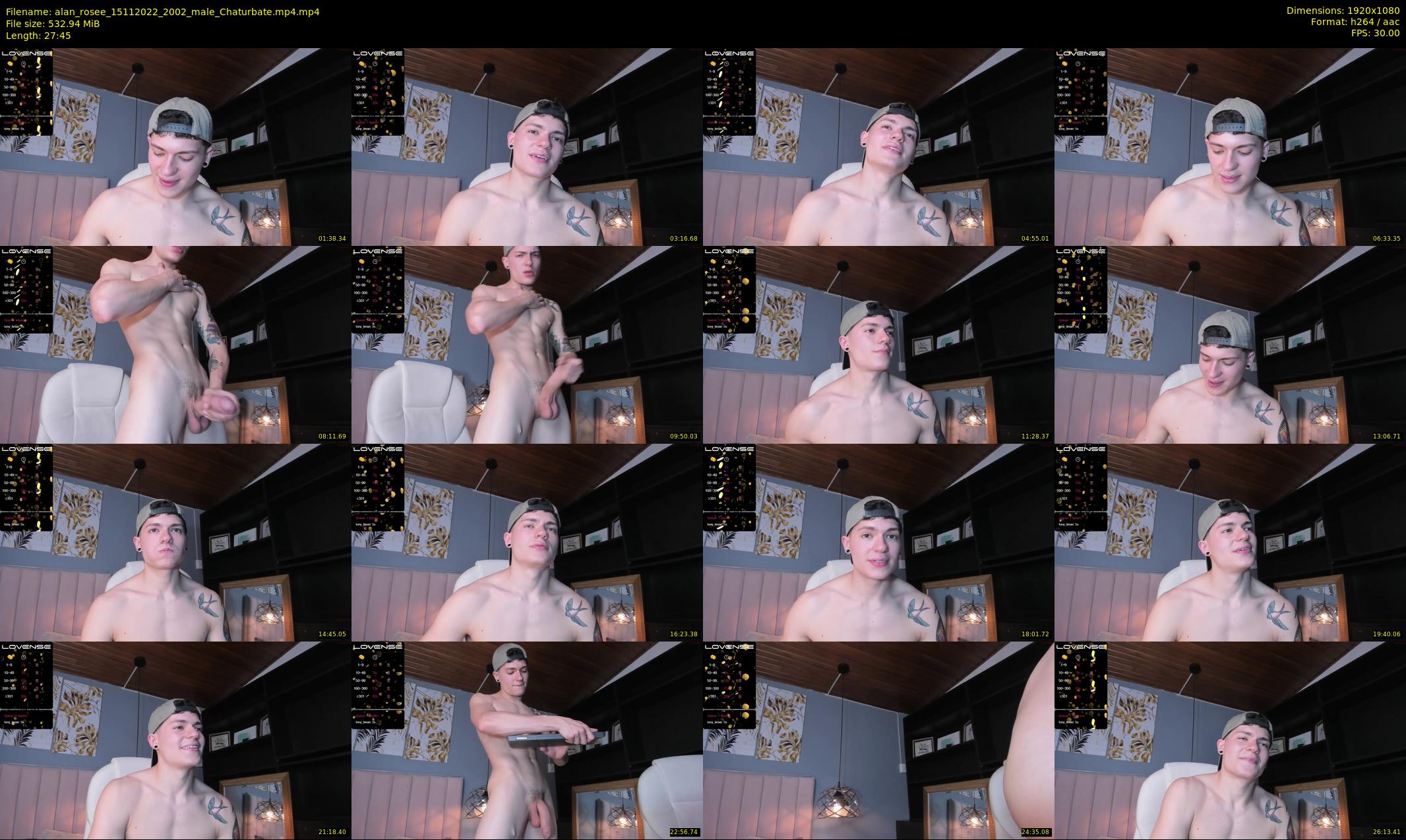 alan_rosee — 28 minute Chaturbate male cam show recording, 1080p, Nov 15, 2022