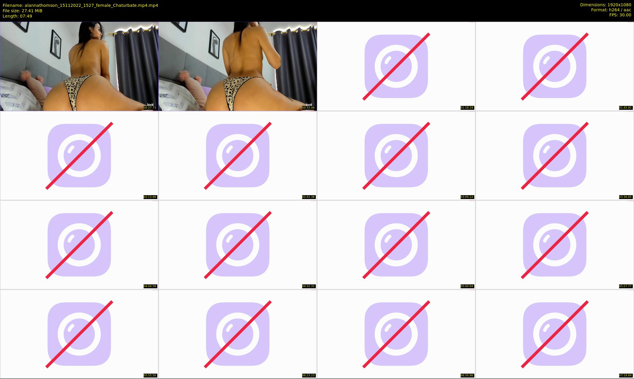 alannathomson — 8 minute Chaturbate female cam show recording, 1080p, Nov 15, 2022