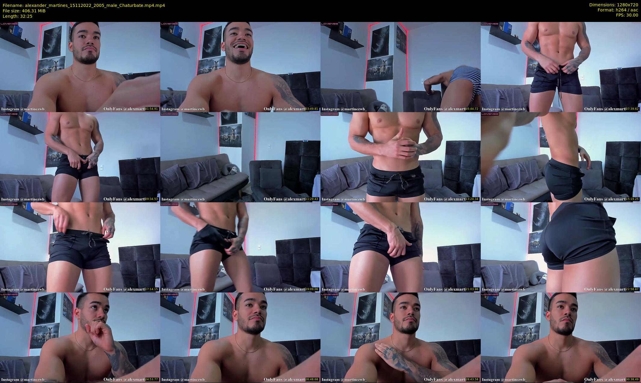 alexander_martines — 33 minute Chaturbate male cam show recording, 720p, Nov 15, 2022