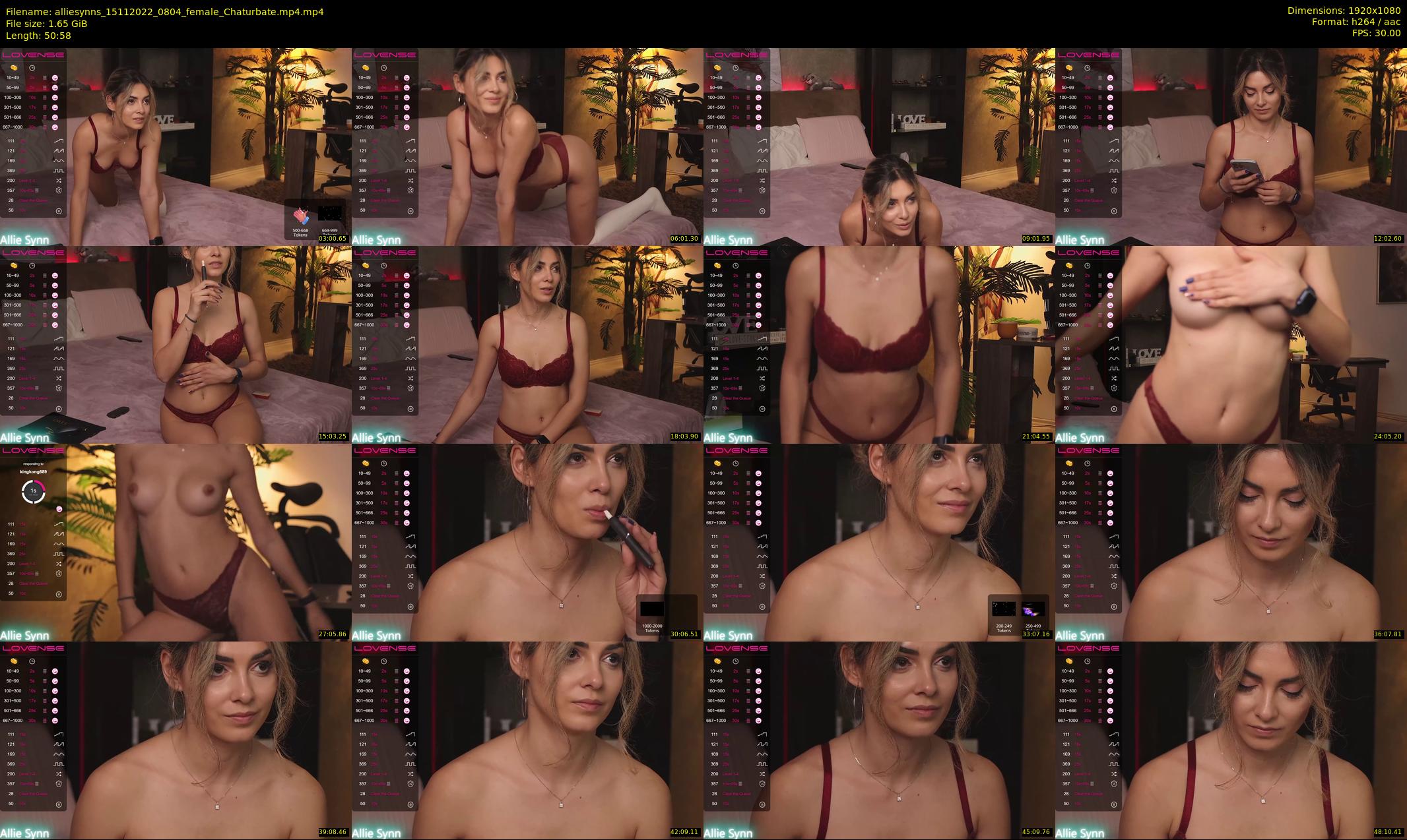 alliesynns — 51 minute Chaturbate female cam show recording, 1080p, Nov 15, 2022