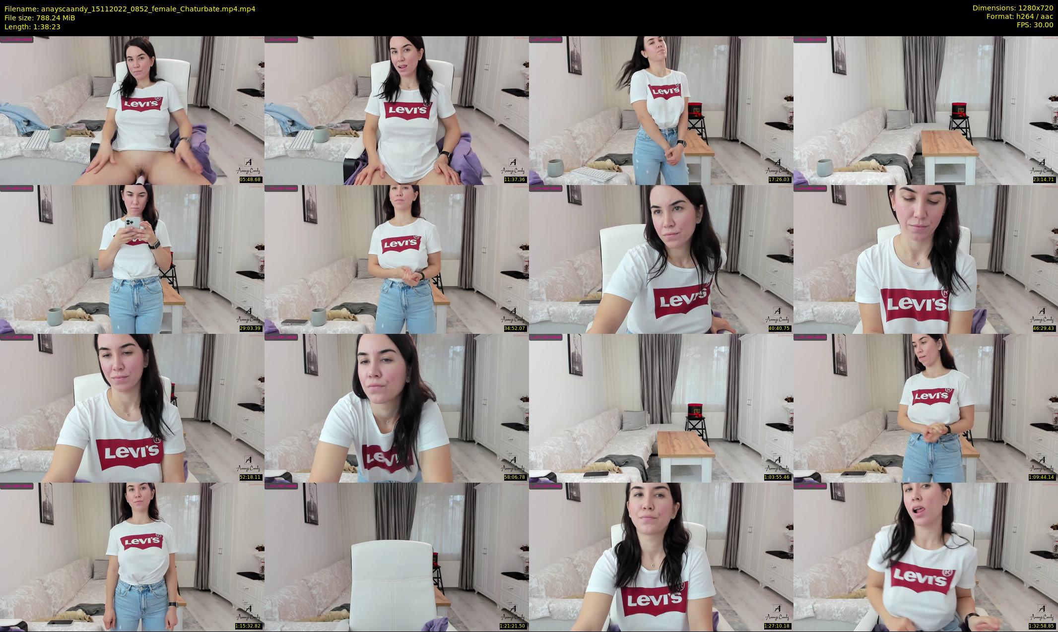 anayscaandy — 99 minute Chaturbate female cam show recording, 720p, Nov 15, 2022