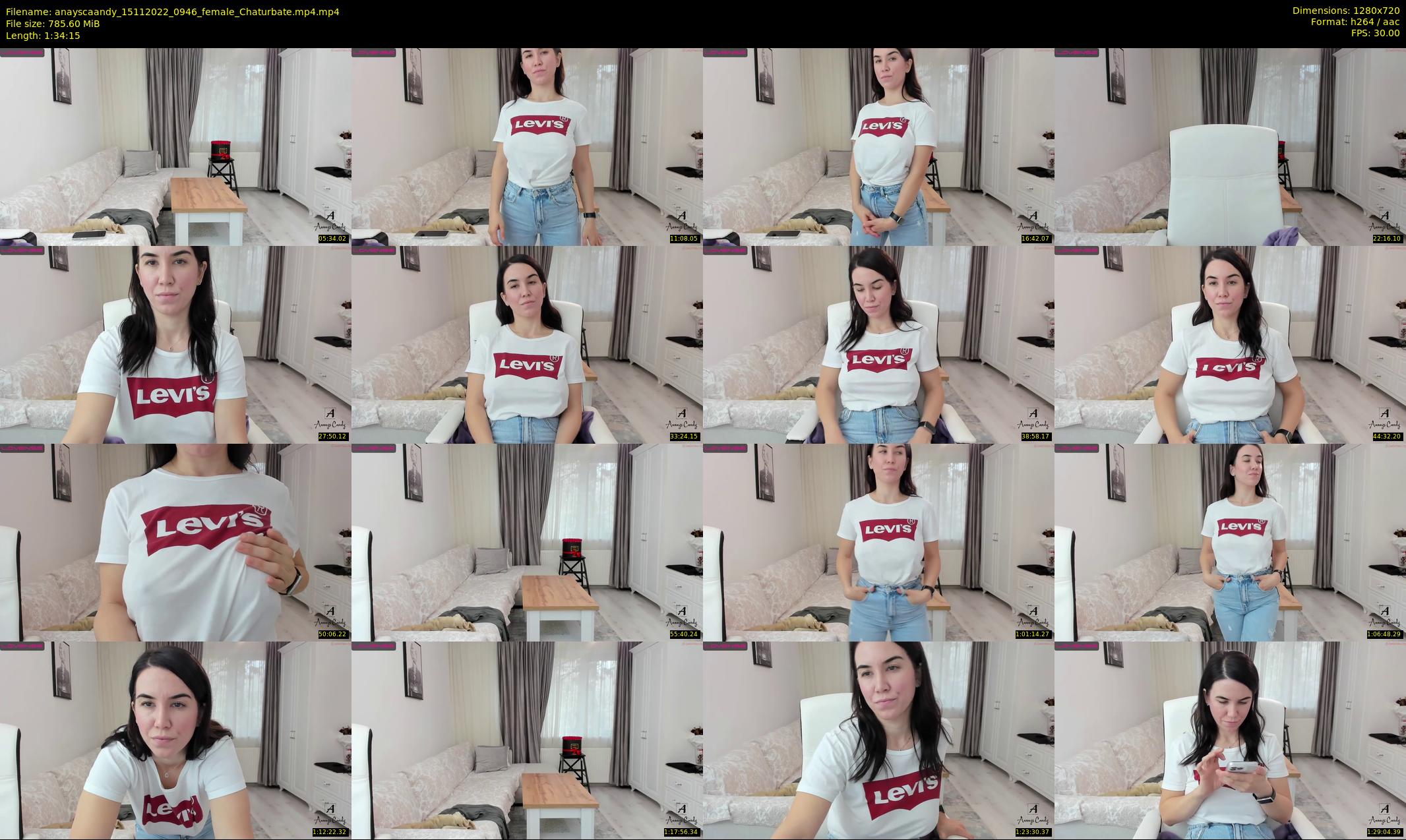 anayscaandy — 95 minute Chaturbate female cam show recording, 720p, Nov 15, 2022