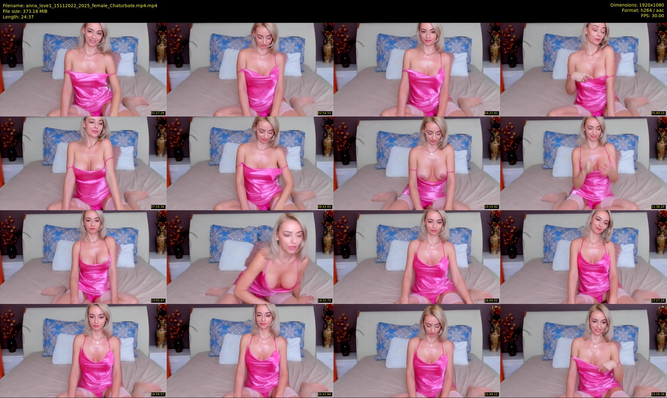 anna_love1 — 25 minute Chaturbate female cam show recording, 1080p, Nov 15, 2022