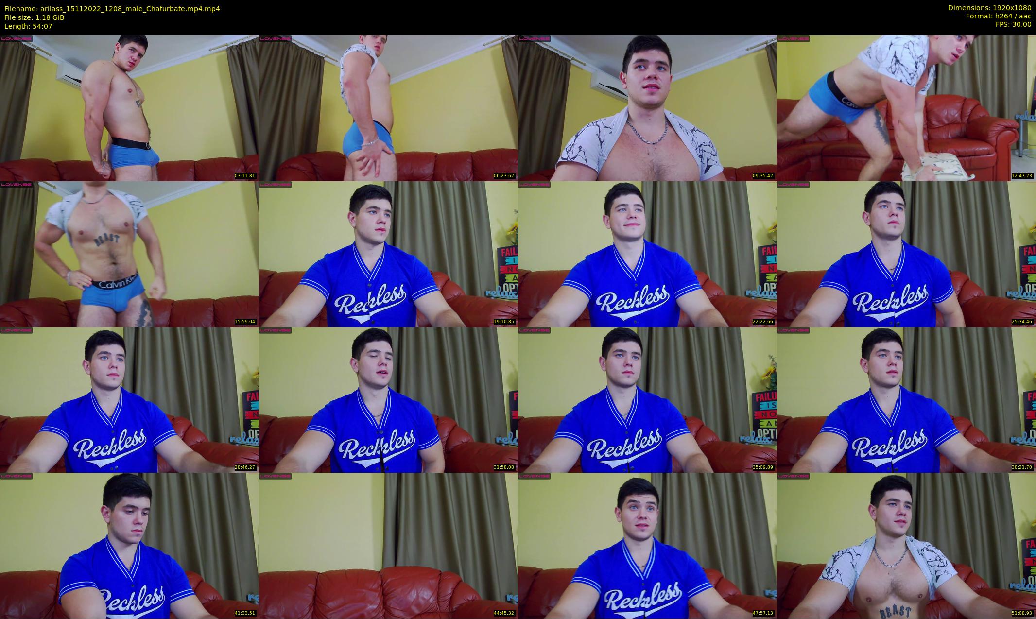 arilass — 55 minute Chaturbate male cam show recording, 1080p, Nov 15, 2022