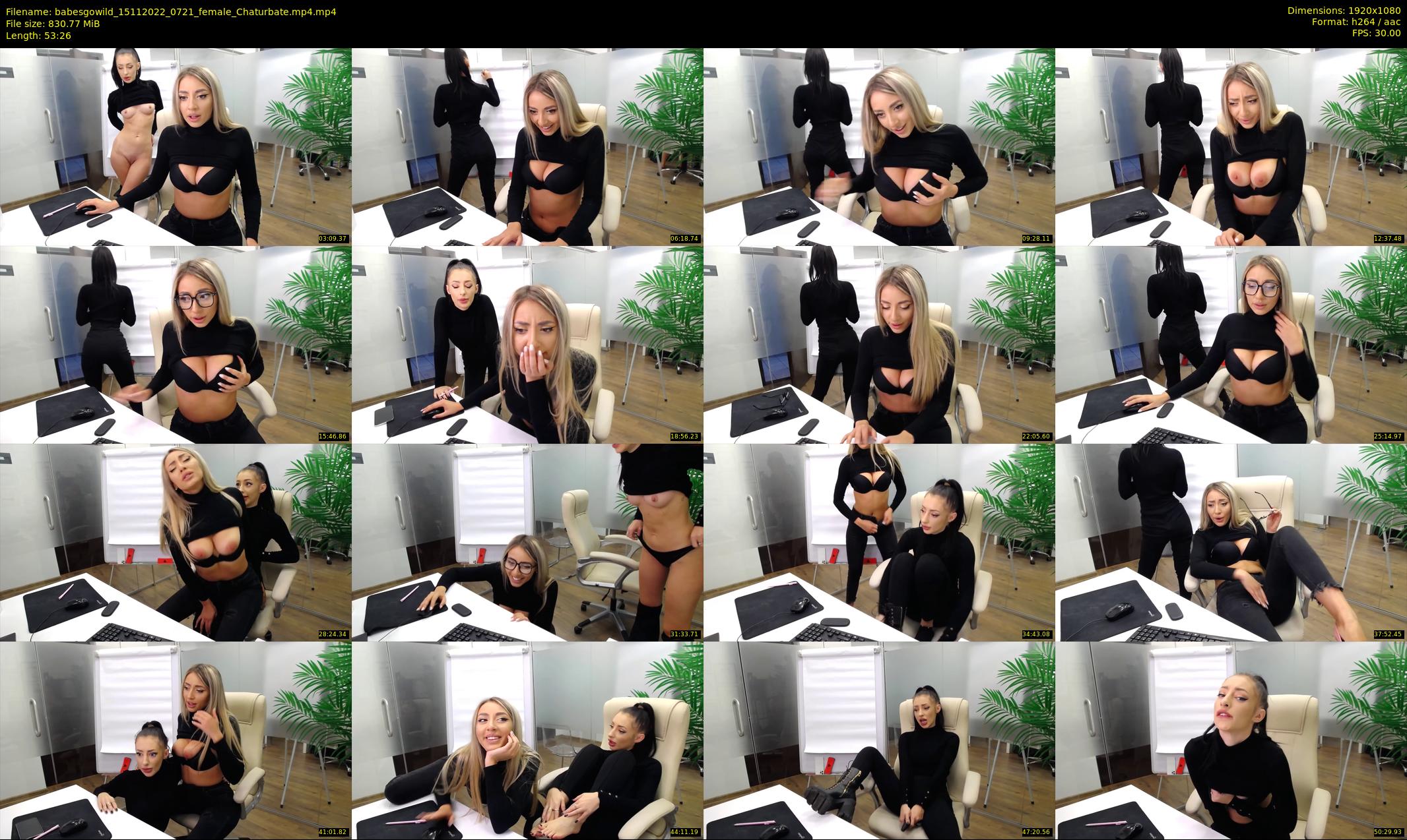 babesgowild — 54 minute Chaturbate couple cam show recording, 1080p, Nov 15, 2022