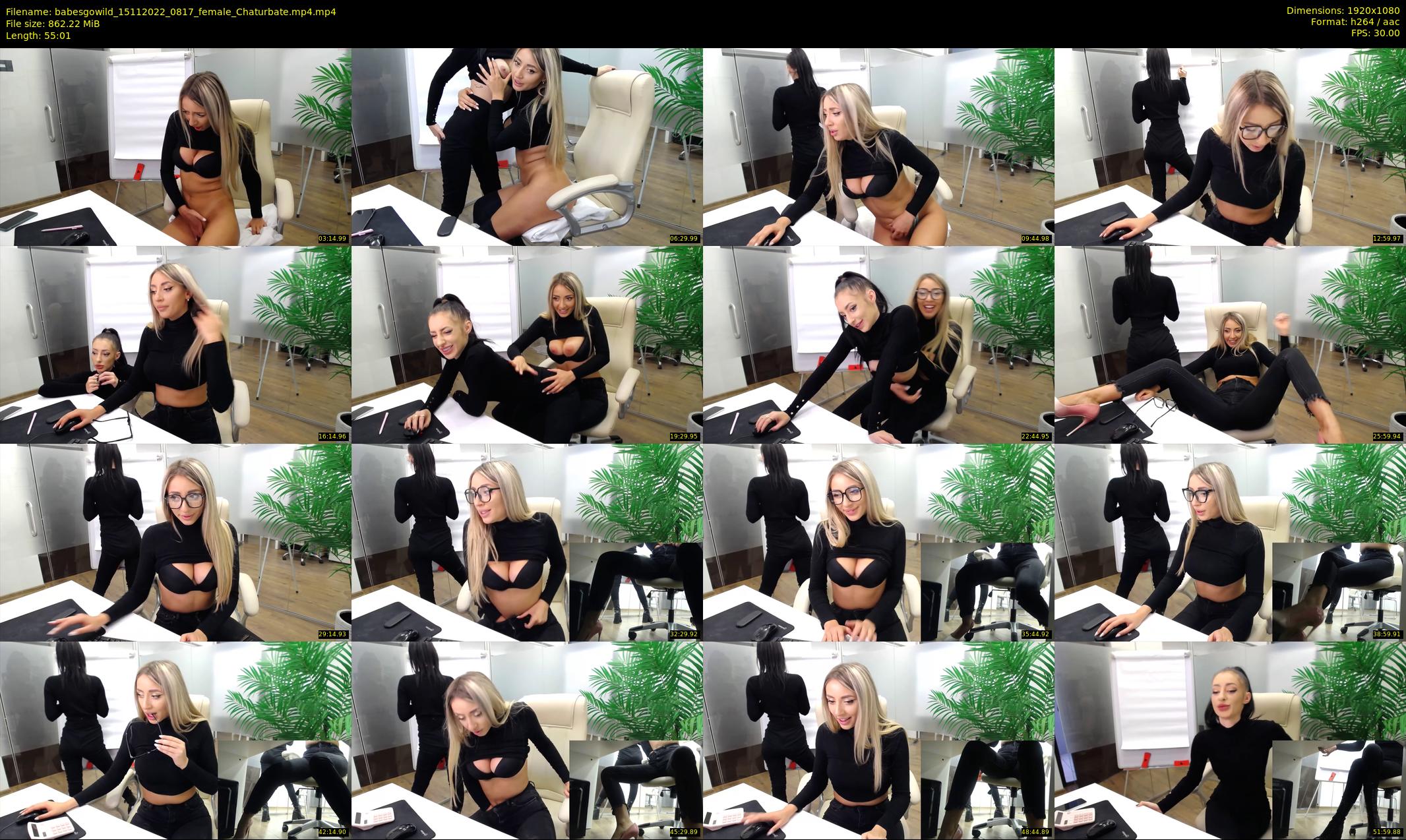 babesgowild — 56 minute Chaturbate couple cam show recording, 1080p, Nov 15, 2022