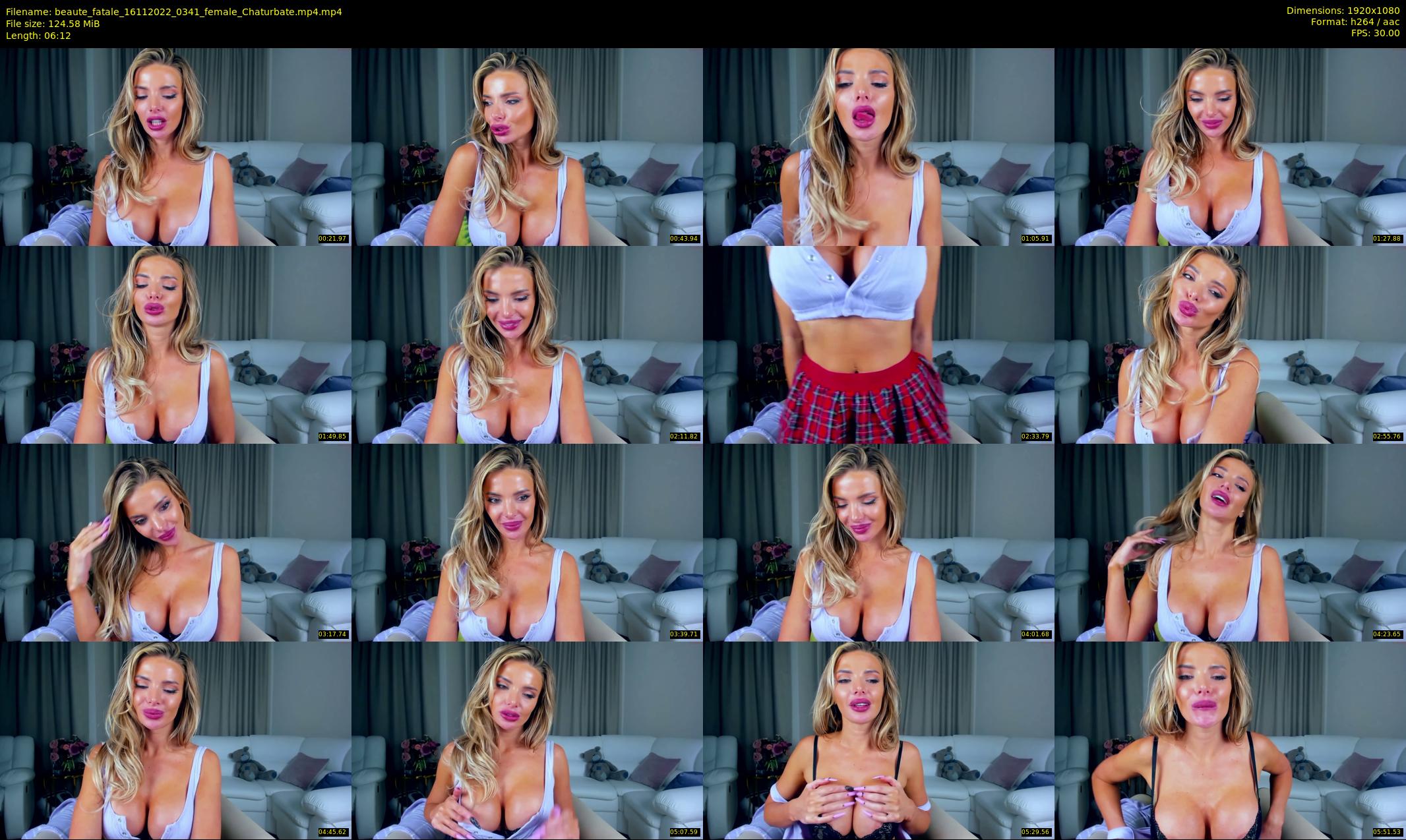 beaute_fatale — 7 minute Chaturbate female cam show recording, 1080p, Nov 16, 2022