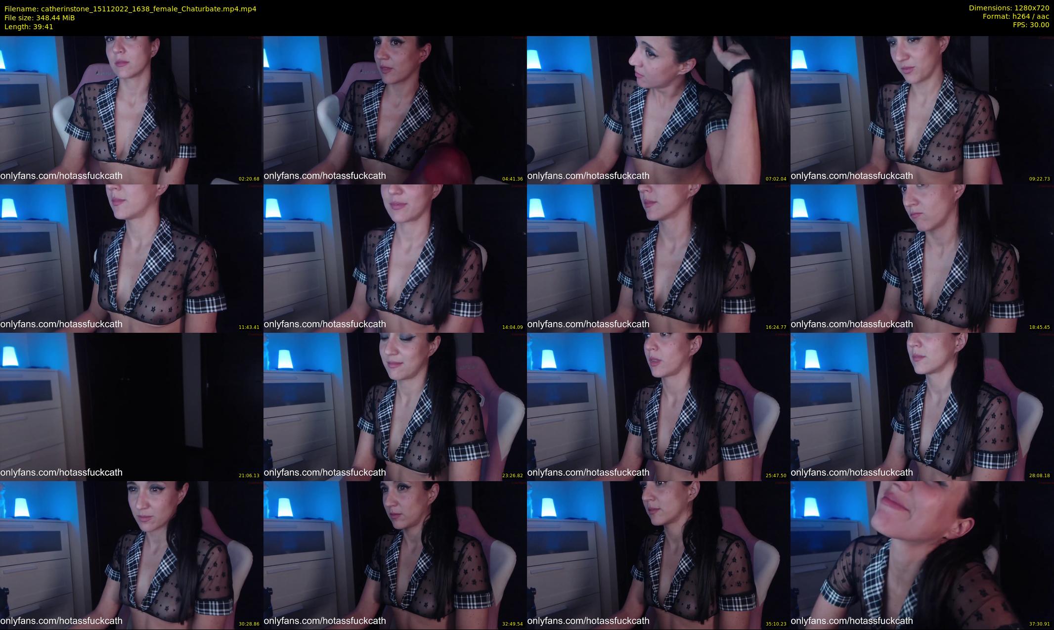 catherinstone — 40 minute Chaturbate female cam show recording, 720p, Nov 15, 2022