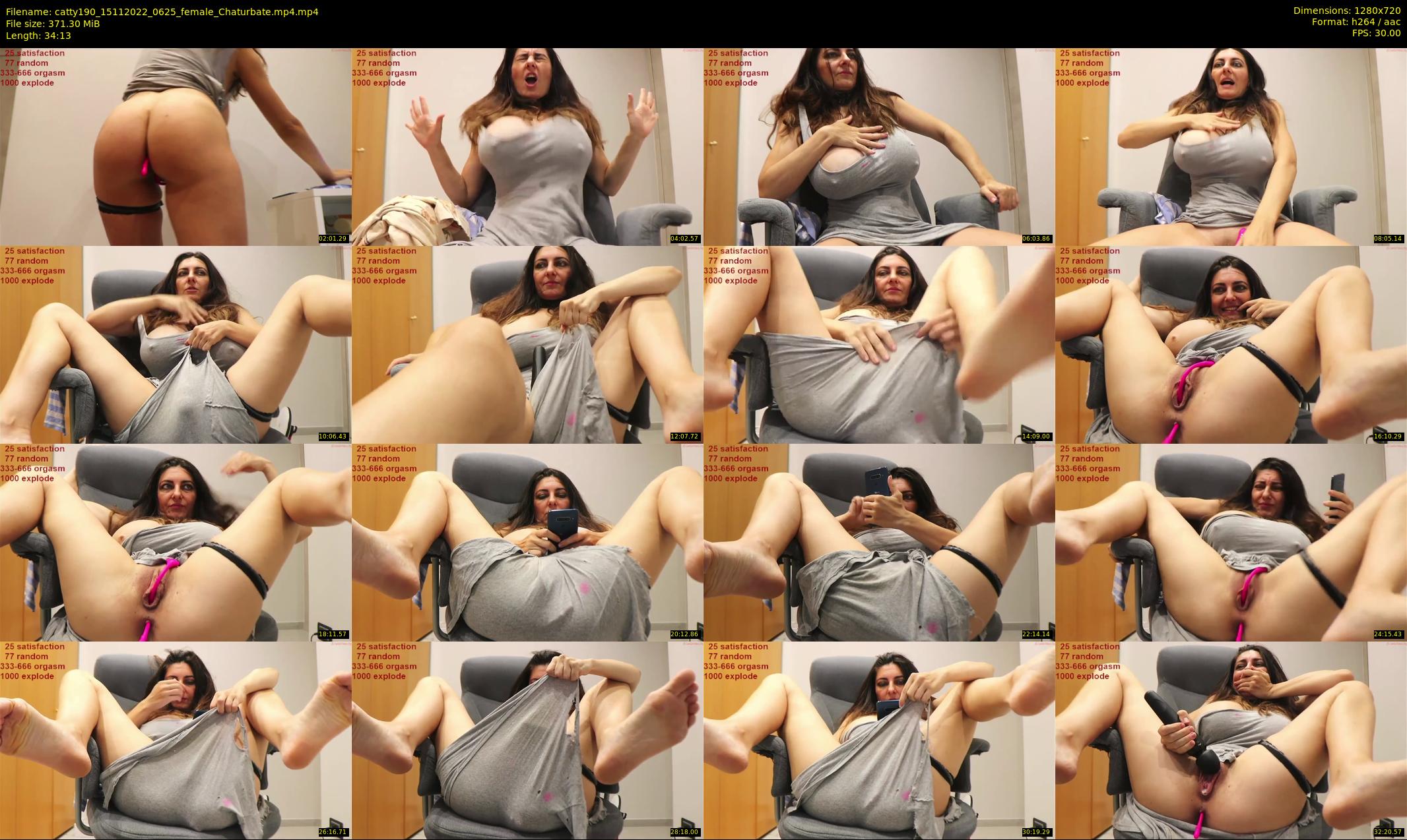 catty190 — 35 minute Chaturbate female cam show recording, 720p, Nov 15, 2022