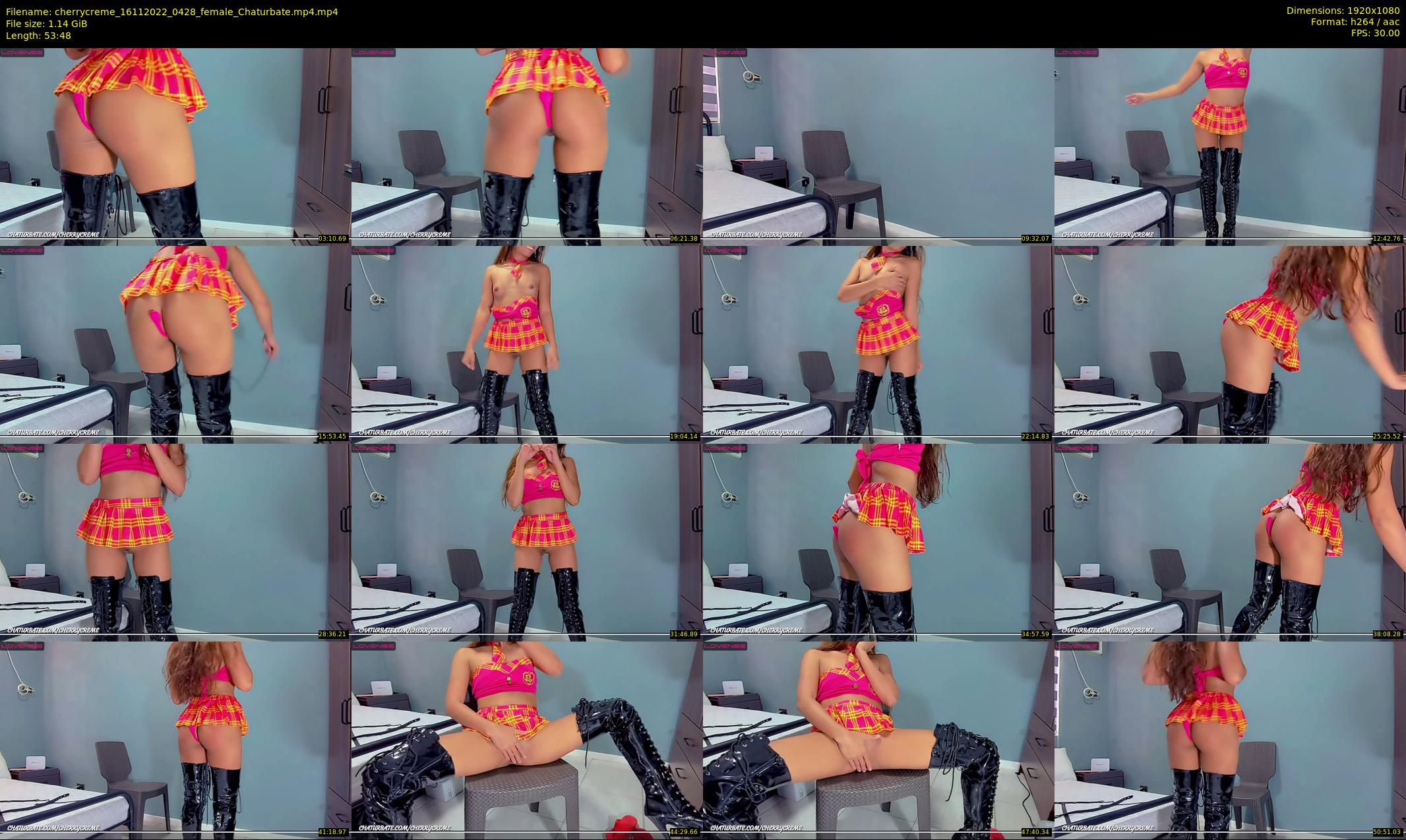 cherrycreme — 54 minute Chaturbate female cam show recording, 1080p, Nov 16, 2022