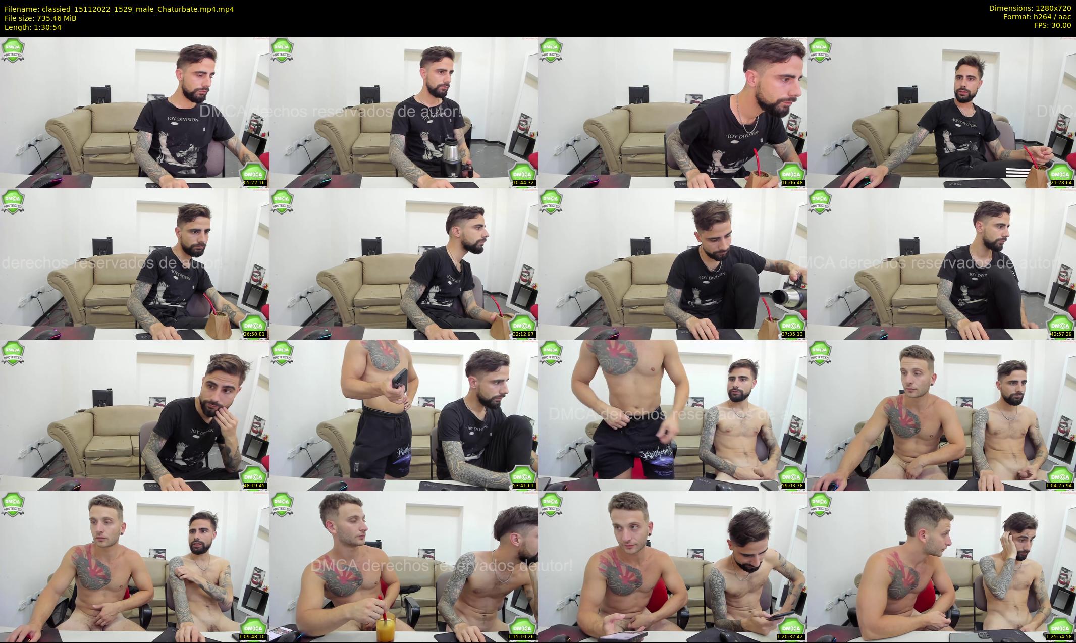 classied — 91 minute Chaturbate male cam show recording, 720p, Nov 15, 2022